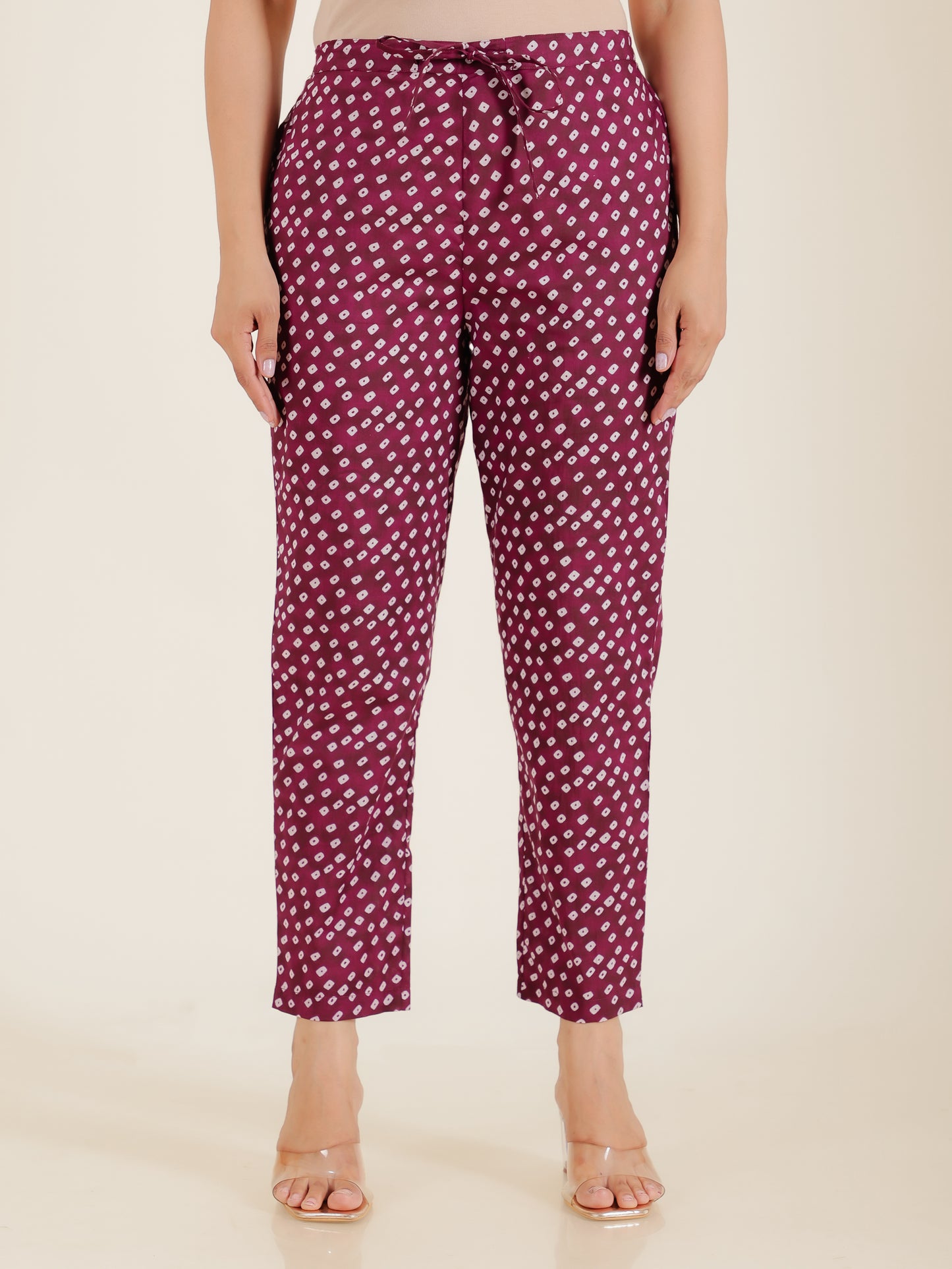 Soft Cotton Bandhani Pant