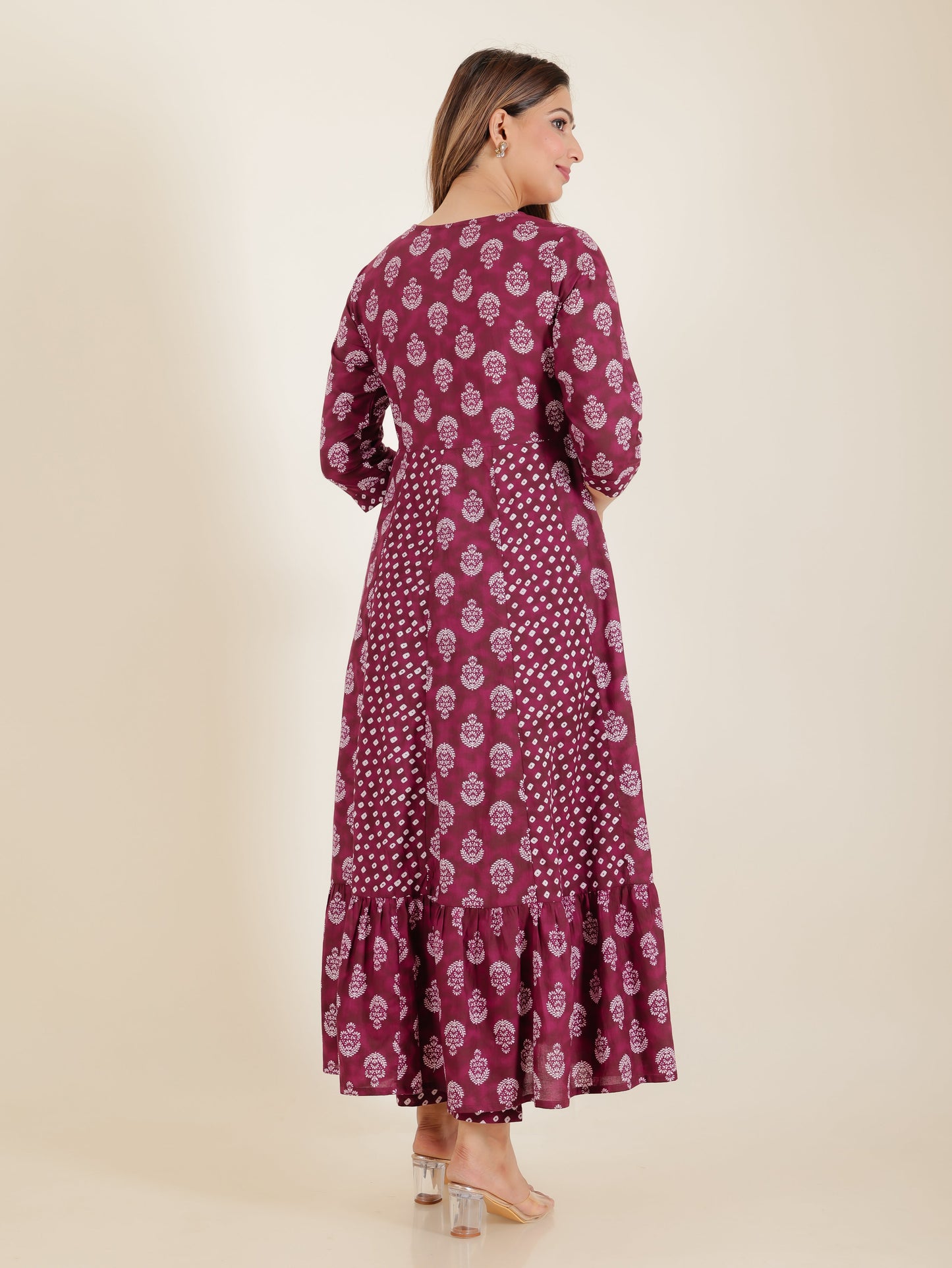 Soft Cotton Floral Kurta