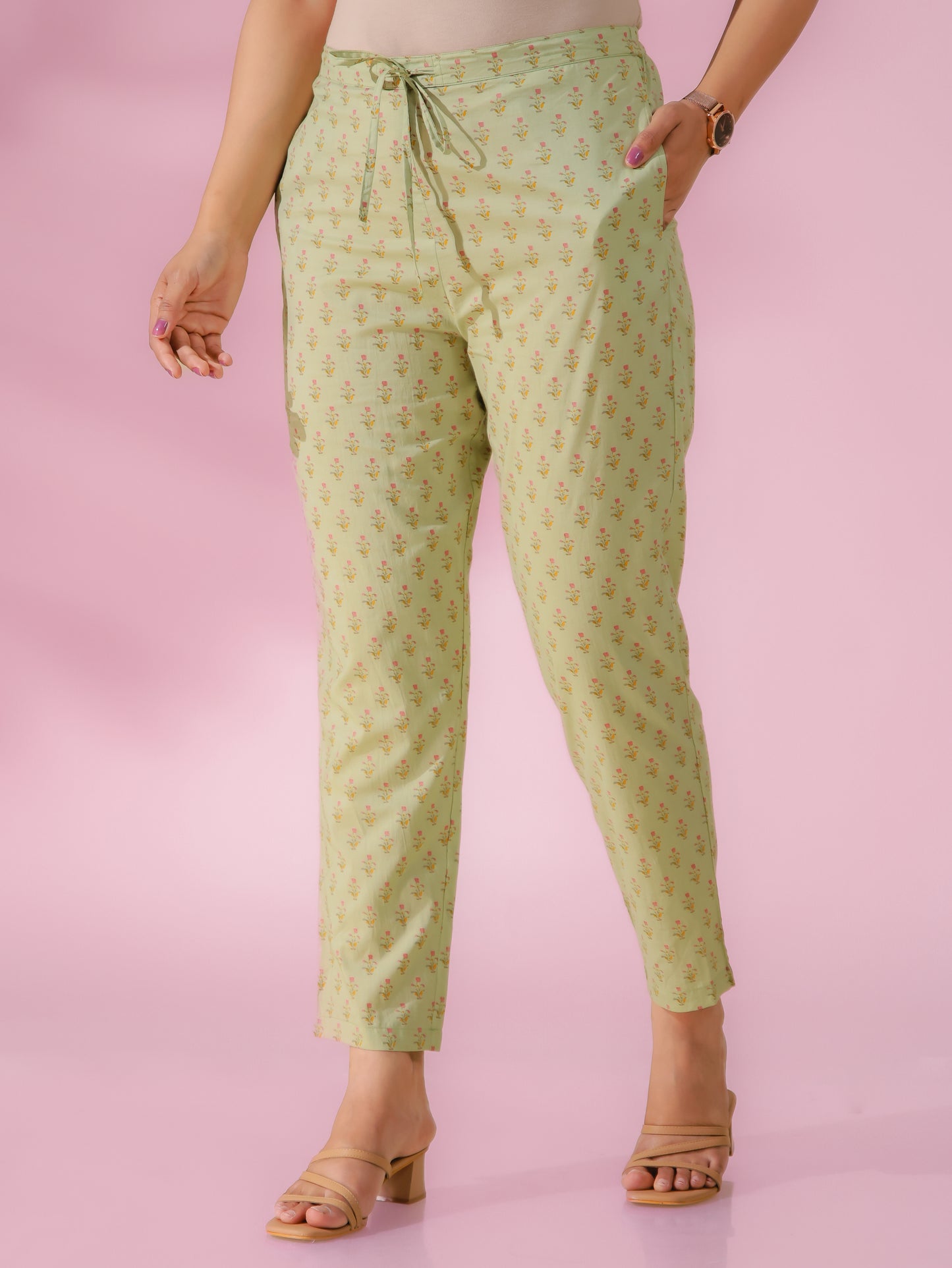 Soft Cotton Block Pant