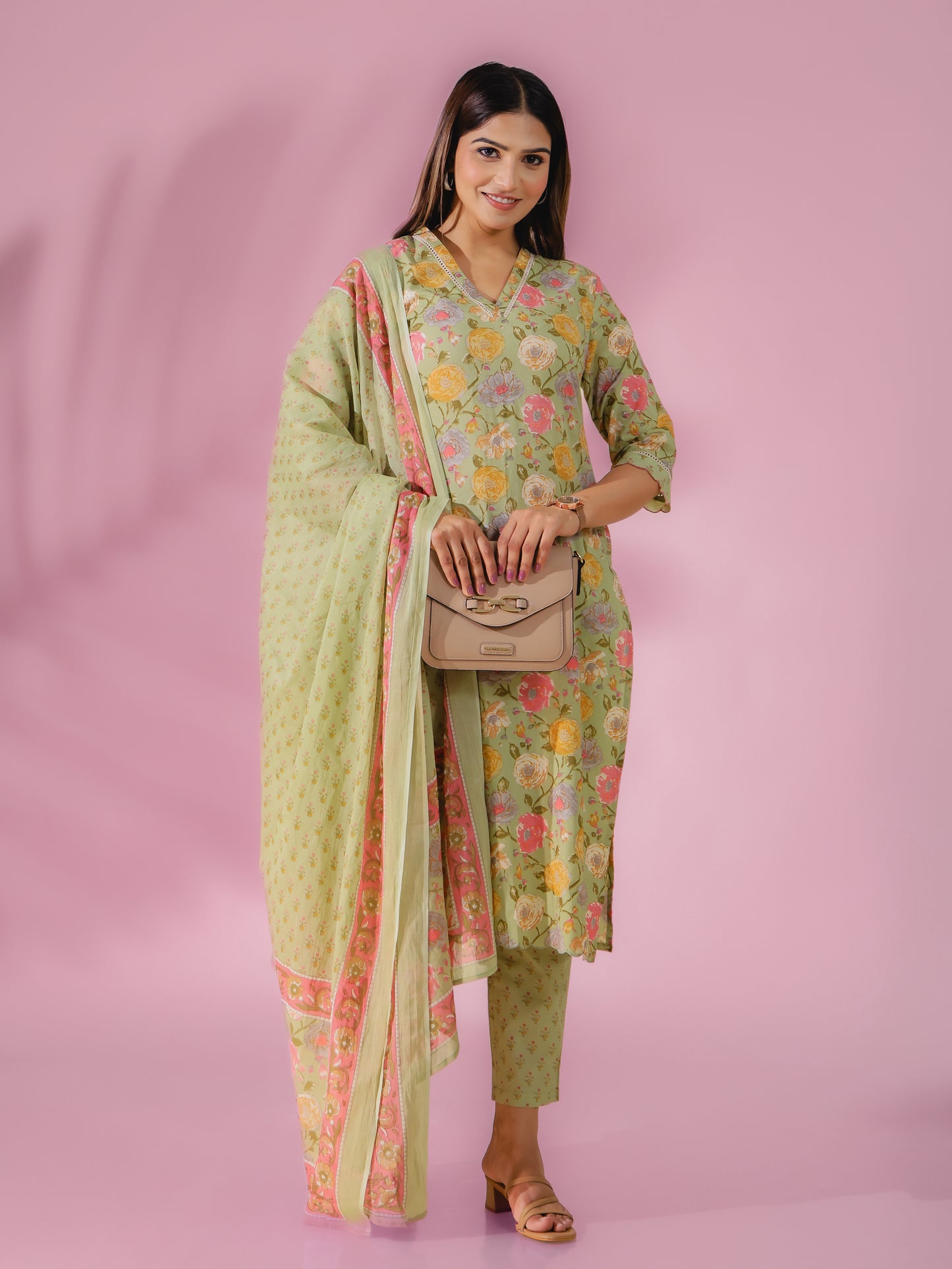 Voile Cotton Block Dupatta