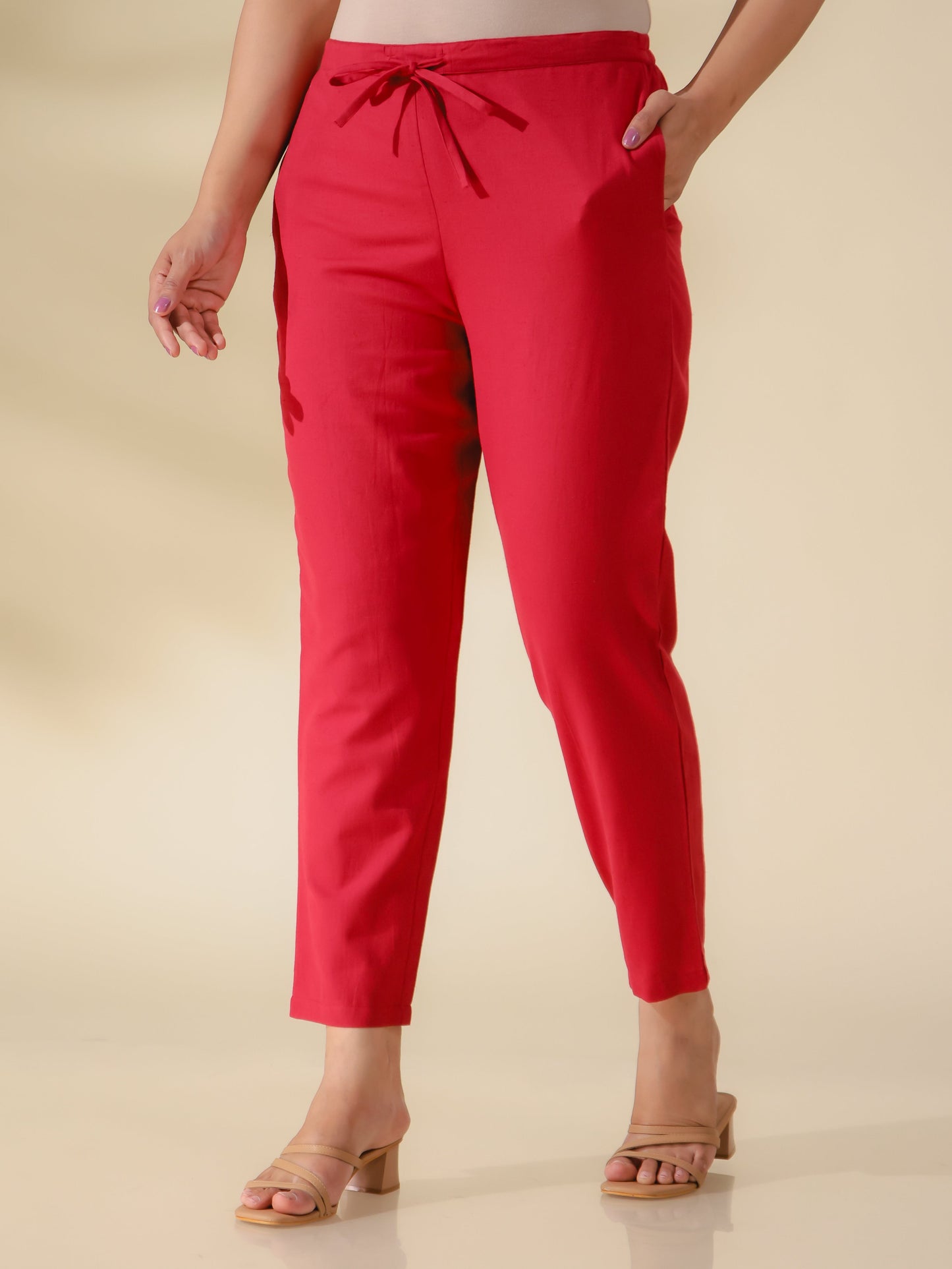 Linen Cotton Solid Pant