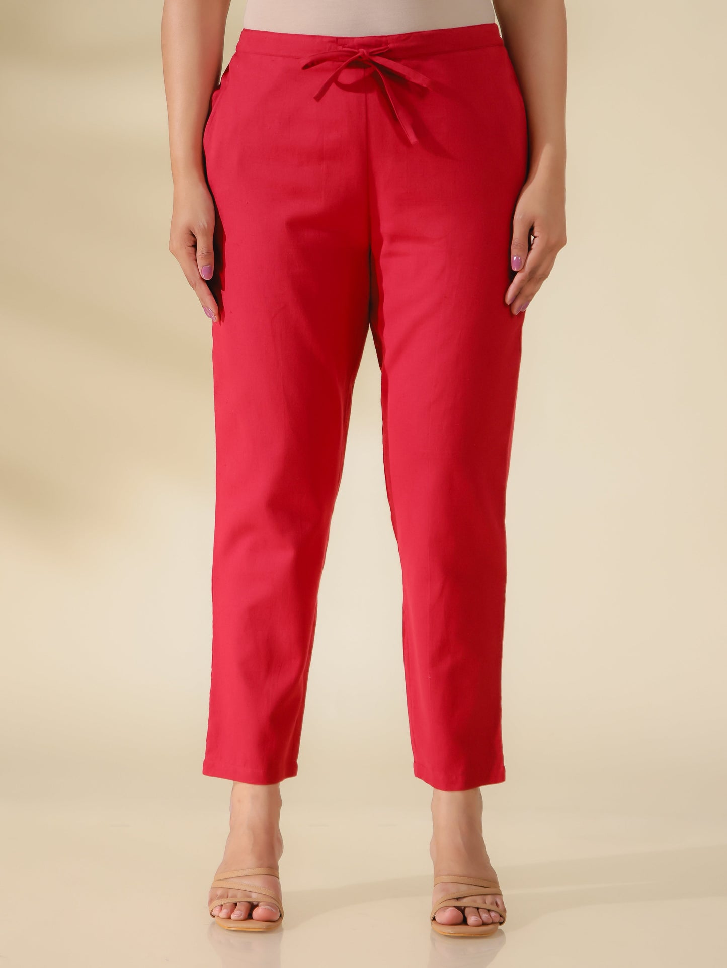 Linen Cotton Solid Pant