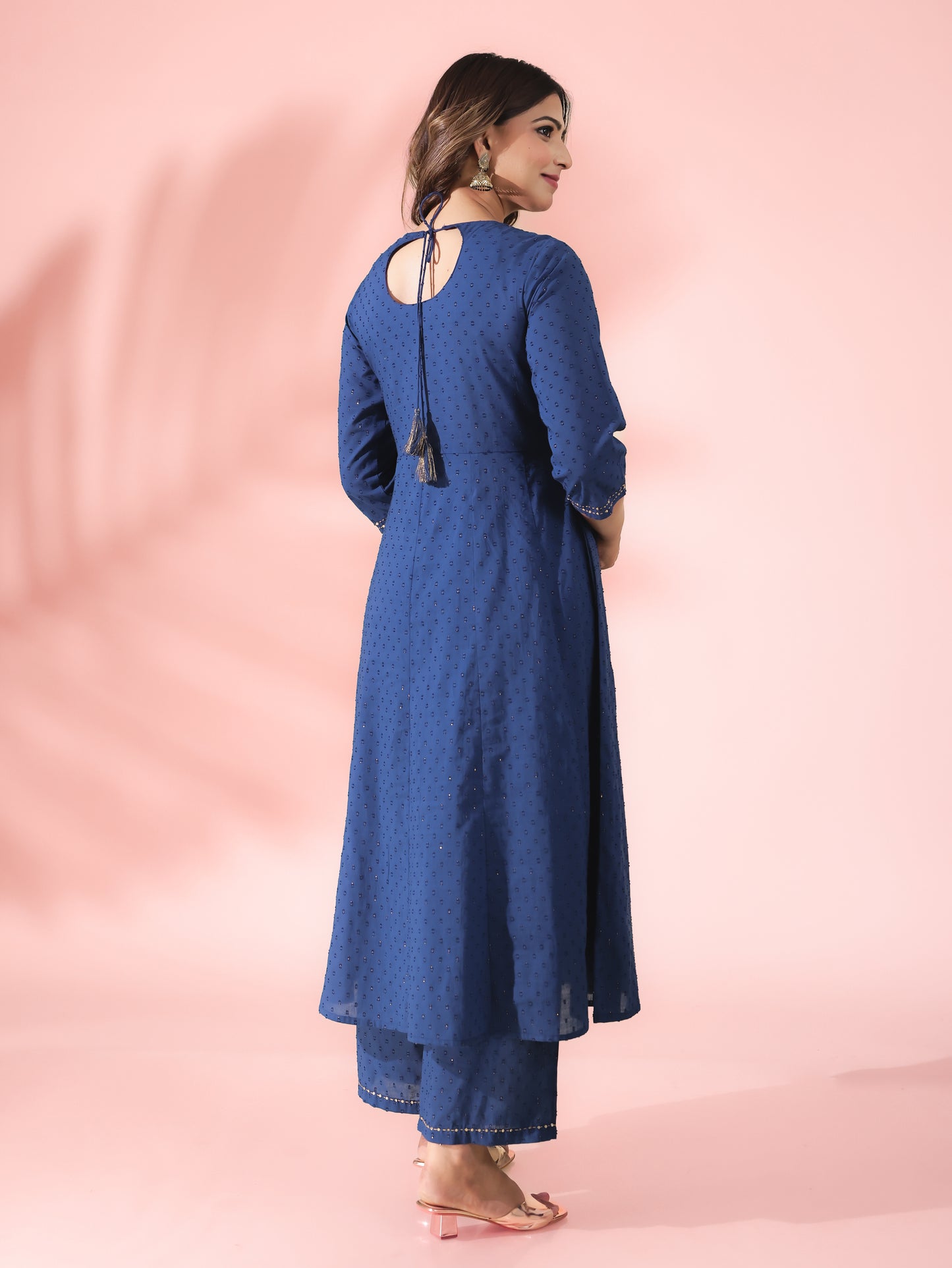 Textured Cotton Woven Design Kurta