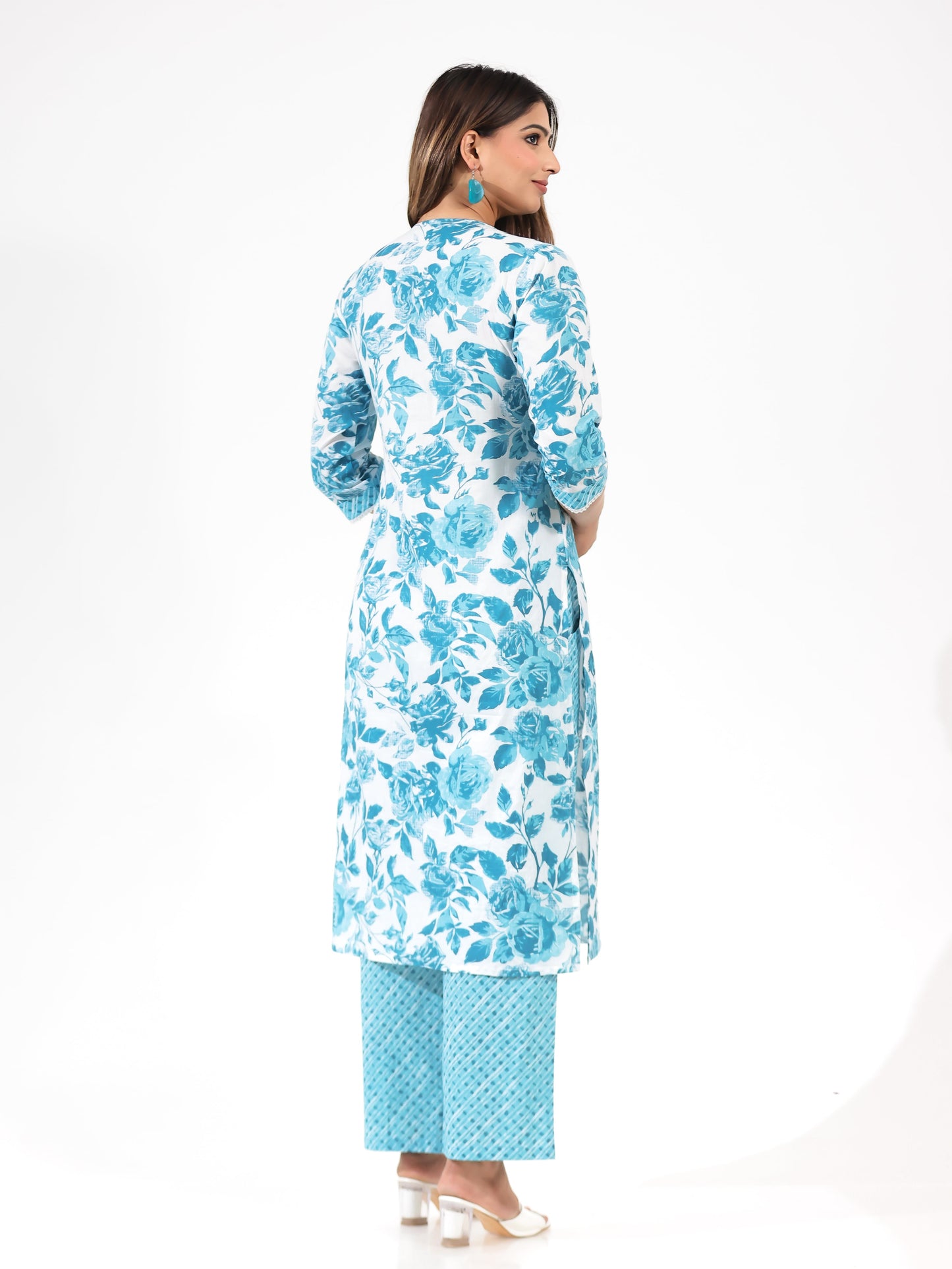 Soft Cotton Floral Kurta