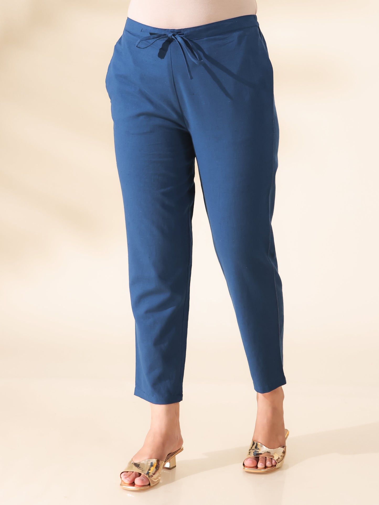 Linen Cotton Solid Pant