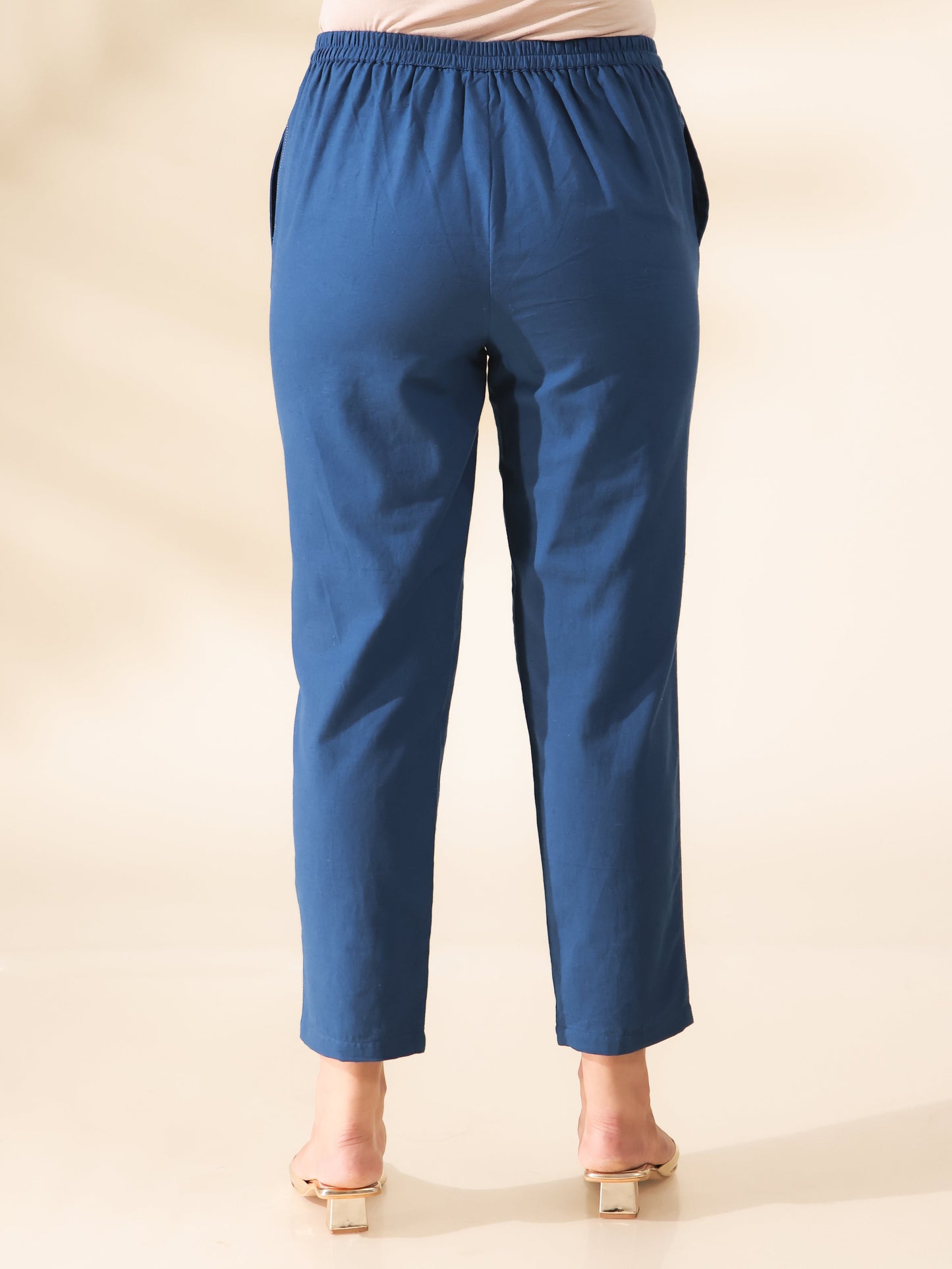 Linen Cotton Solid Pant