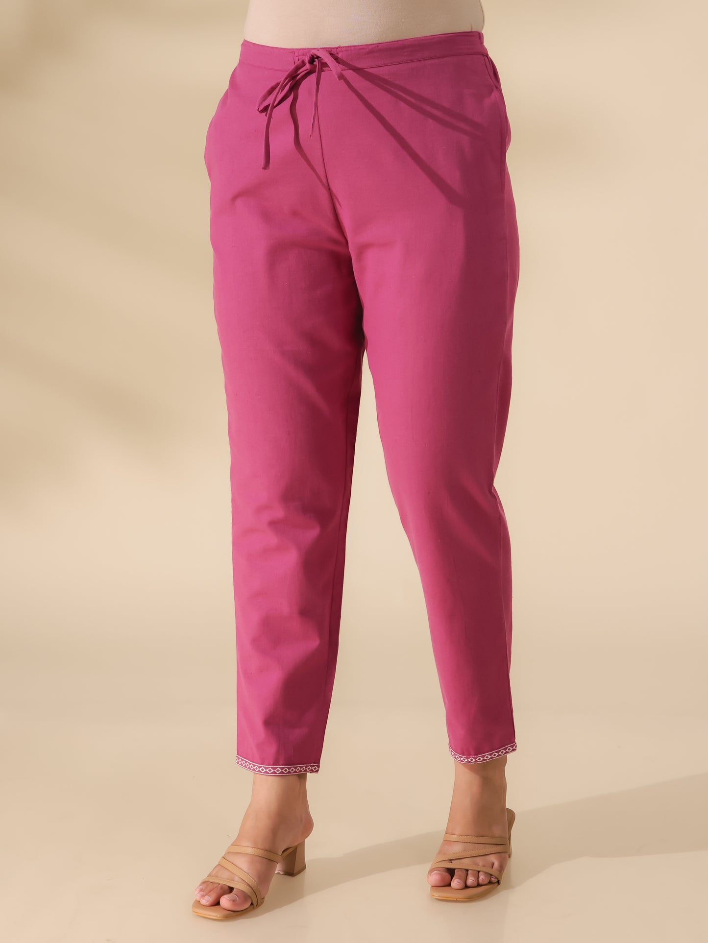 Linen Cotton Solid Pant