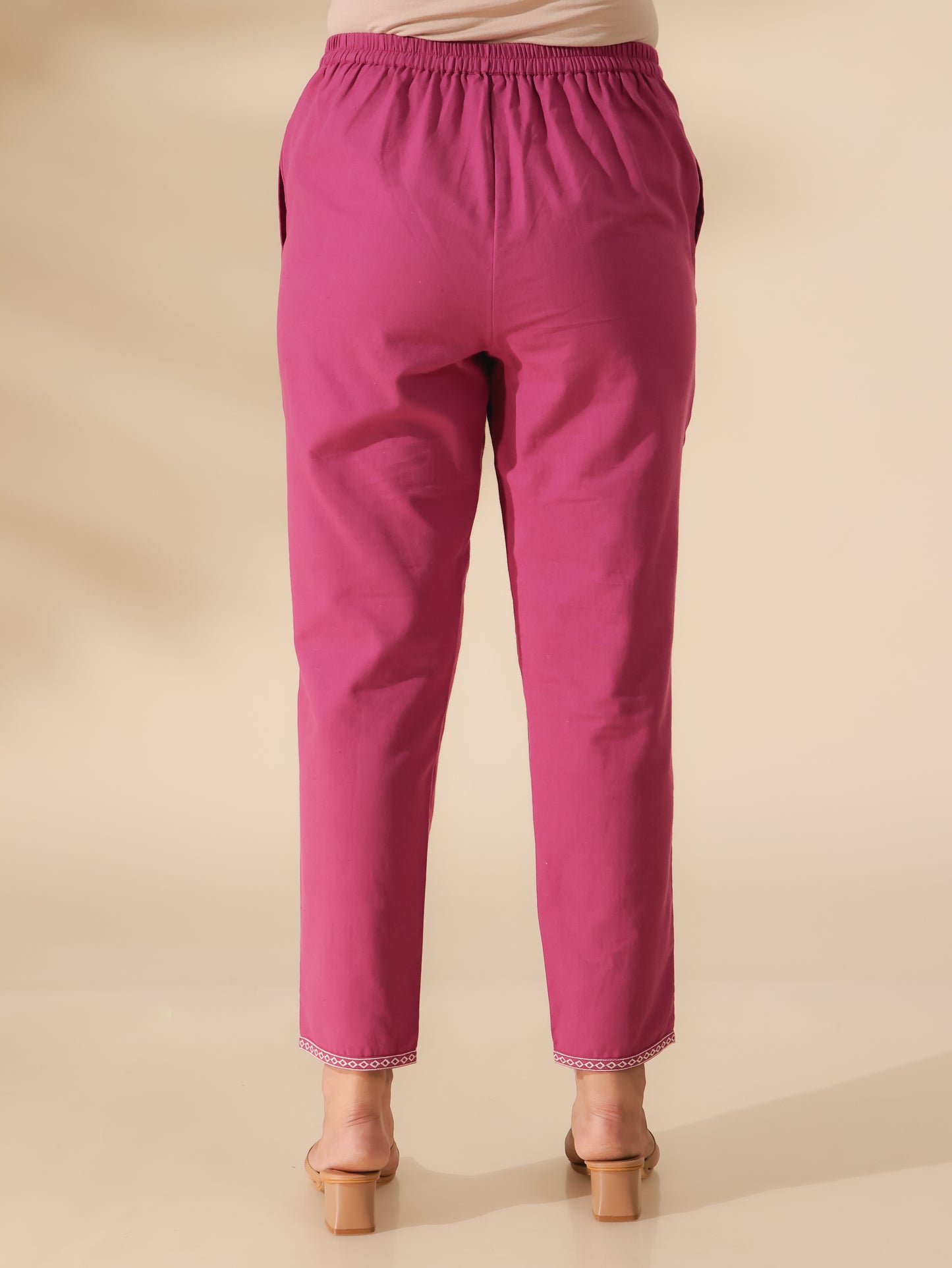 Linen Cotton Solid Pant