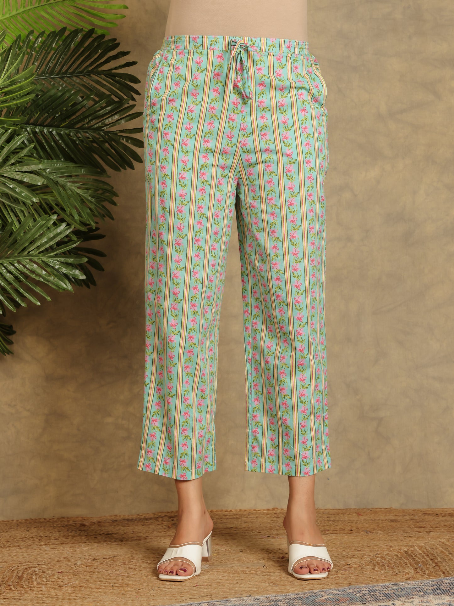 Soft Cotton Floral Pant