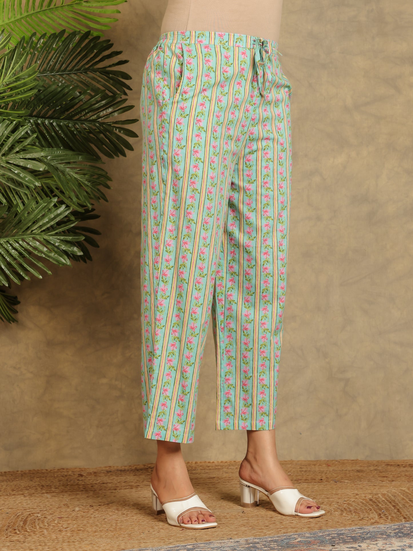 Soft Cotton Floral Pant