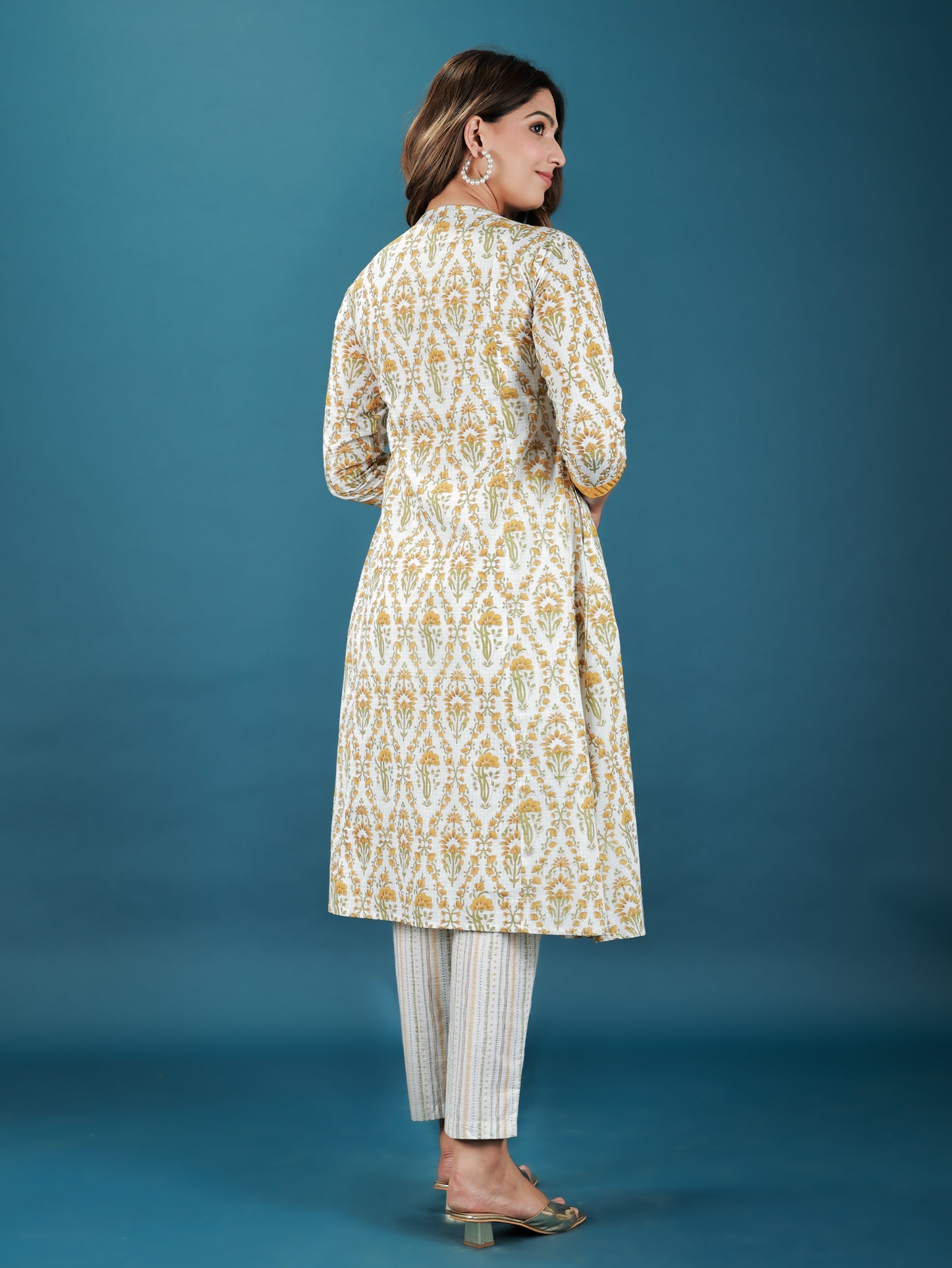 Soft Cotton Hand-Block Kurta