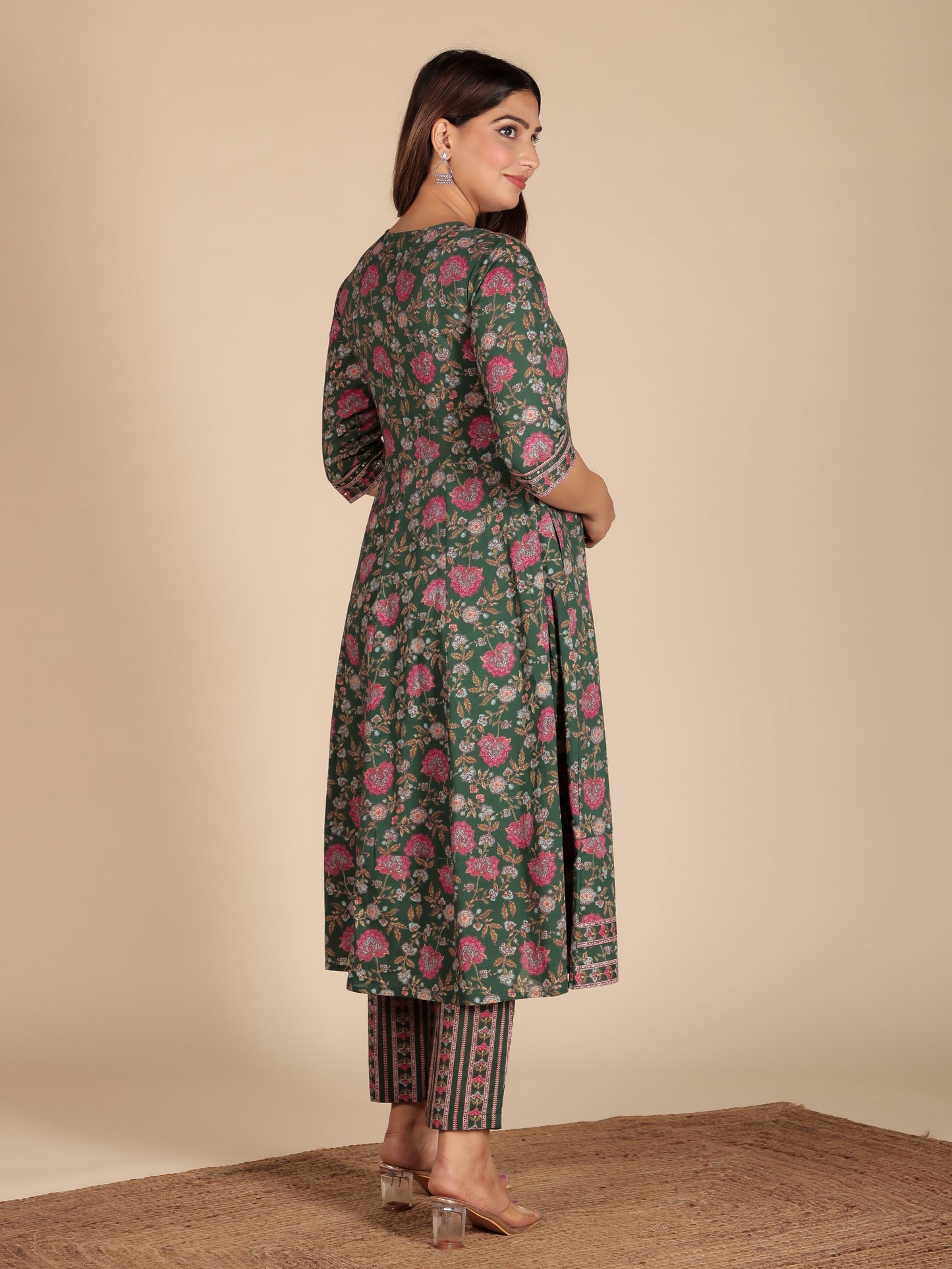 Soft Cotton Floral Kurta