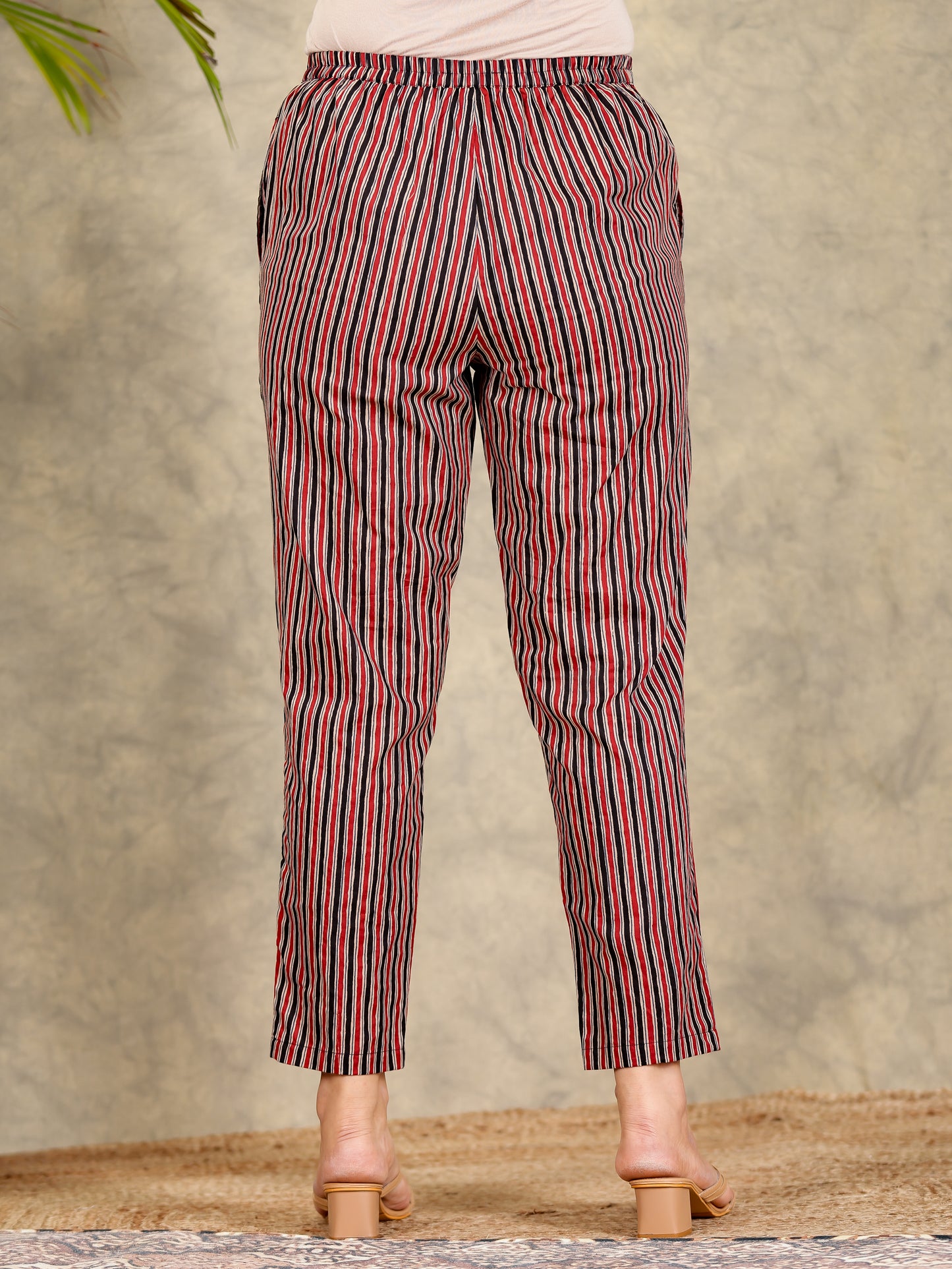 Soft Cotton Striped Pant