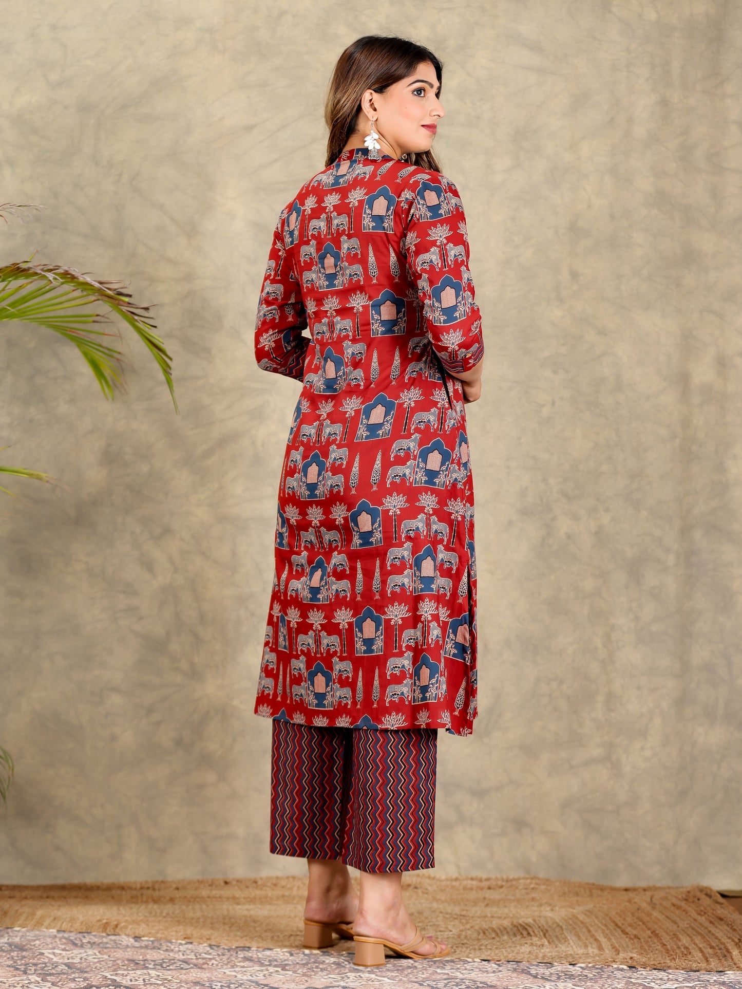 Soft Cotton Abstract Kurta