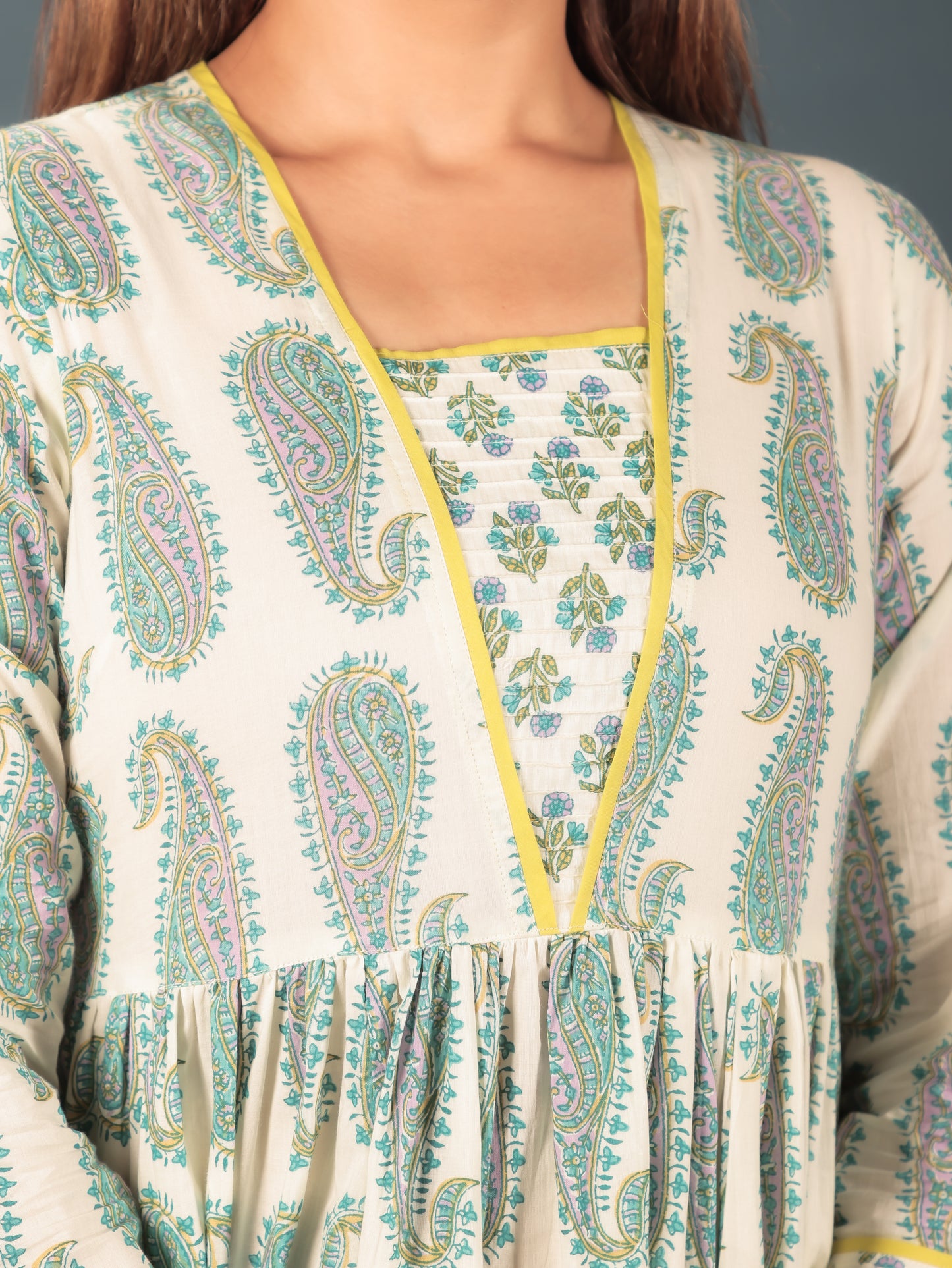 Soft Cotton Paisley Kurta