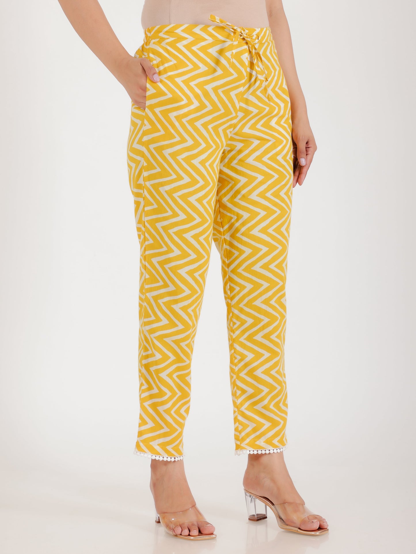 Soft Cotton Chevron Pant