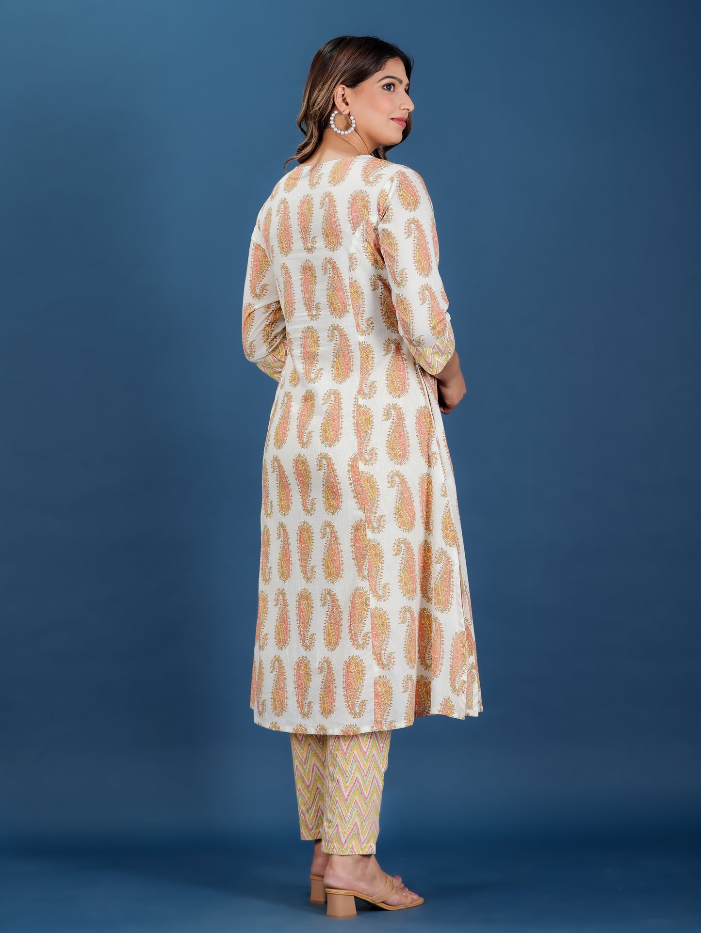 Soft Cotton Paisley Kurta