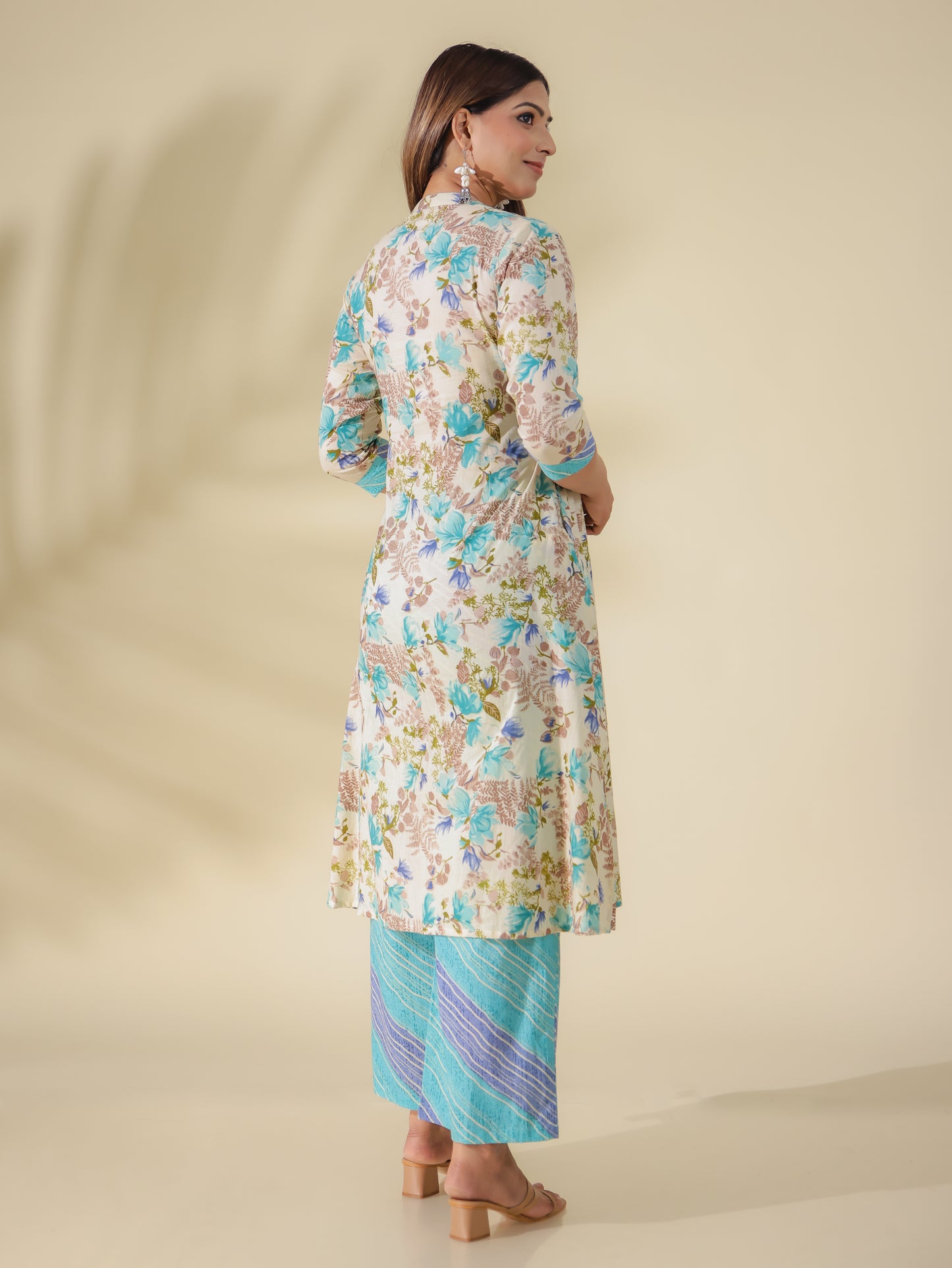 Soft Cotton Floral Kurta