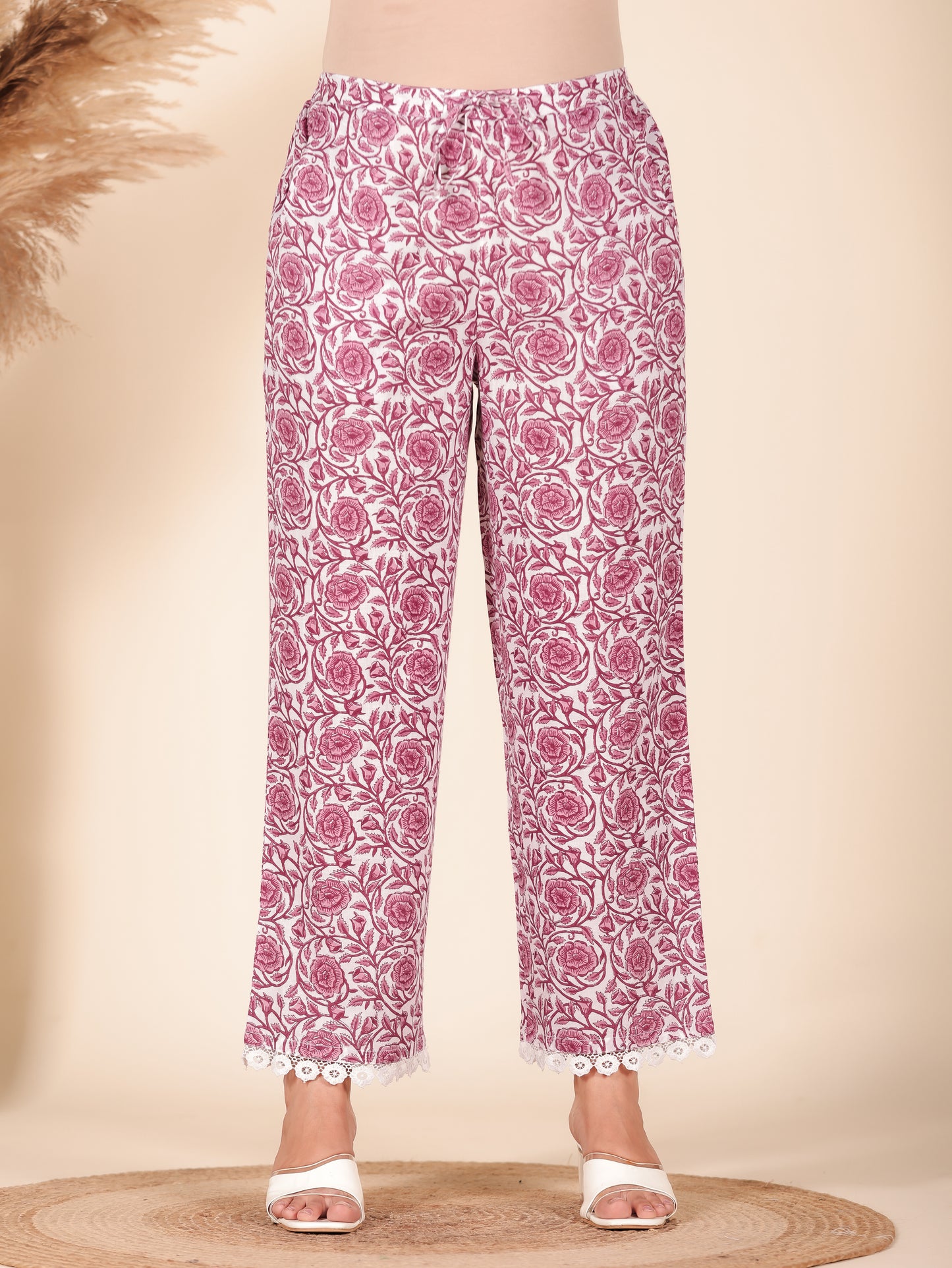 Soft Cotton Floral Pant