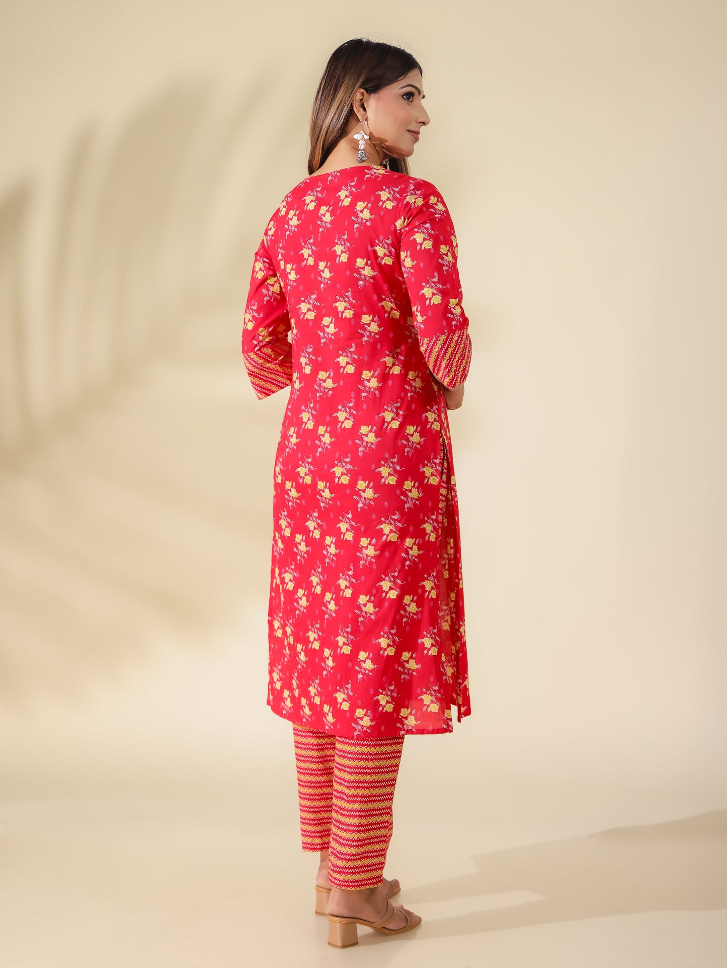 Soft Cotton Floral Kurta