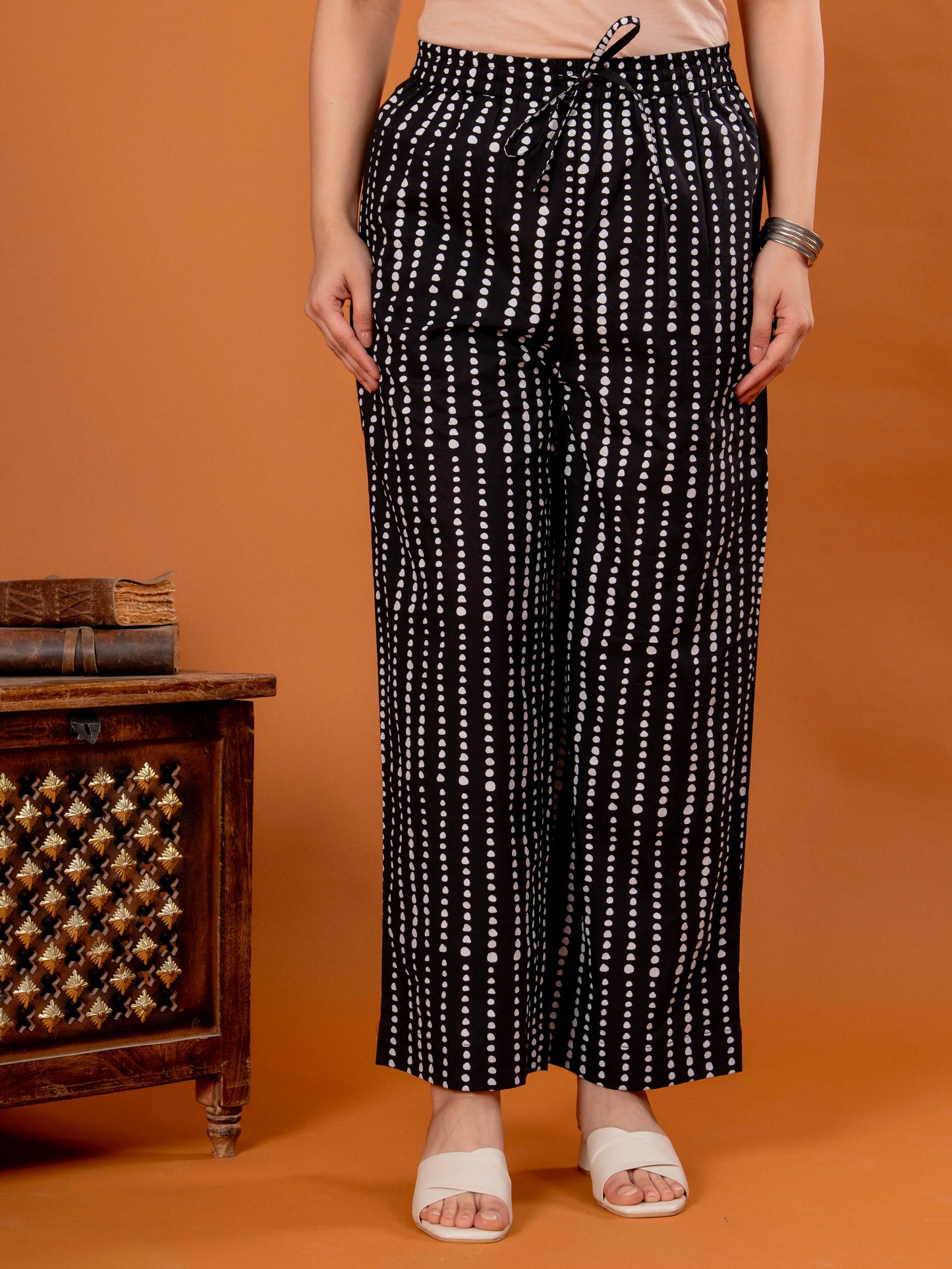 Soft Cotton Floral Anarkali Black Kurta