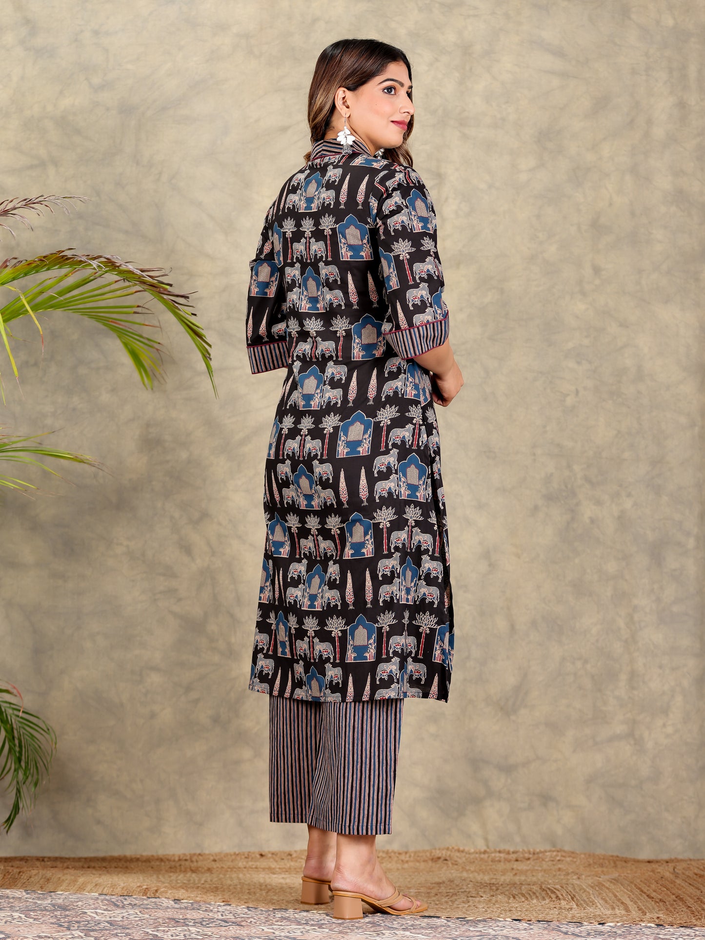 Soft Cotton Abstract Kurta