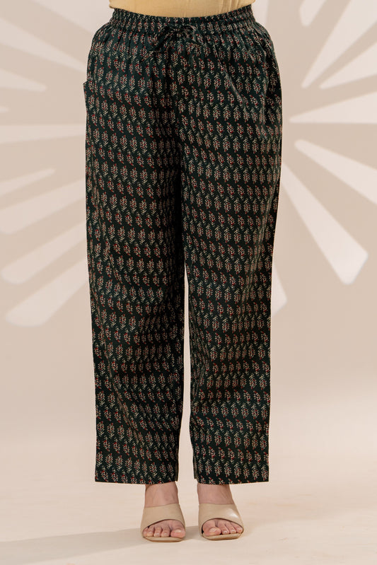 Soft cotton Butti Green Palazzo