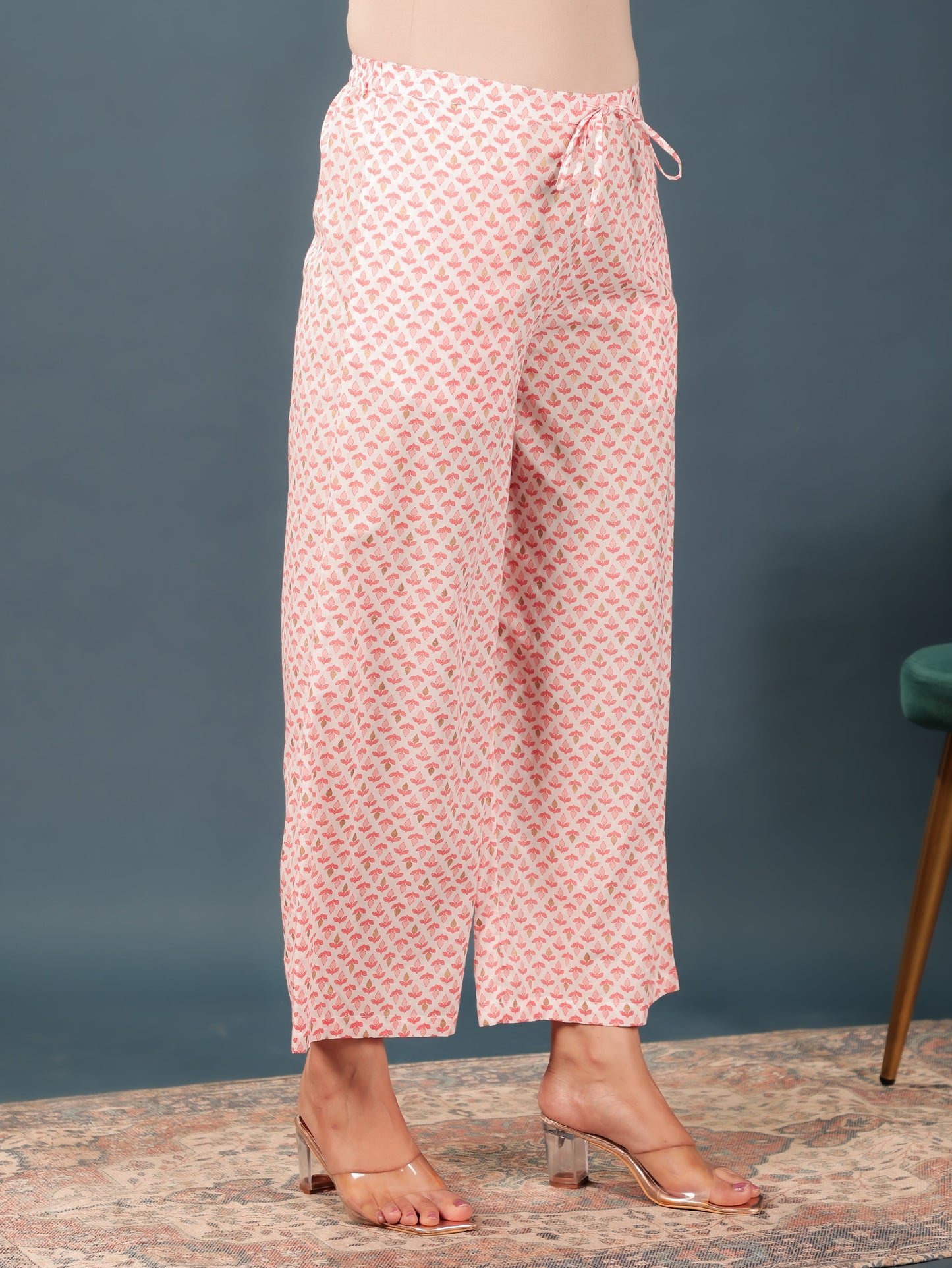 Soft Cotton Floral Kurta