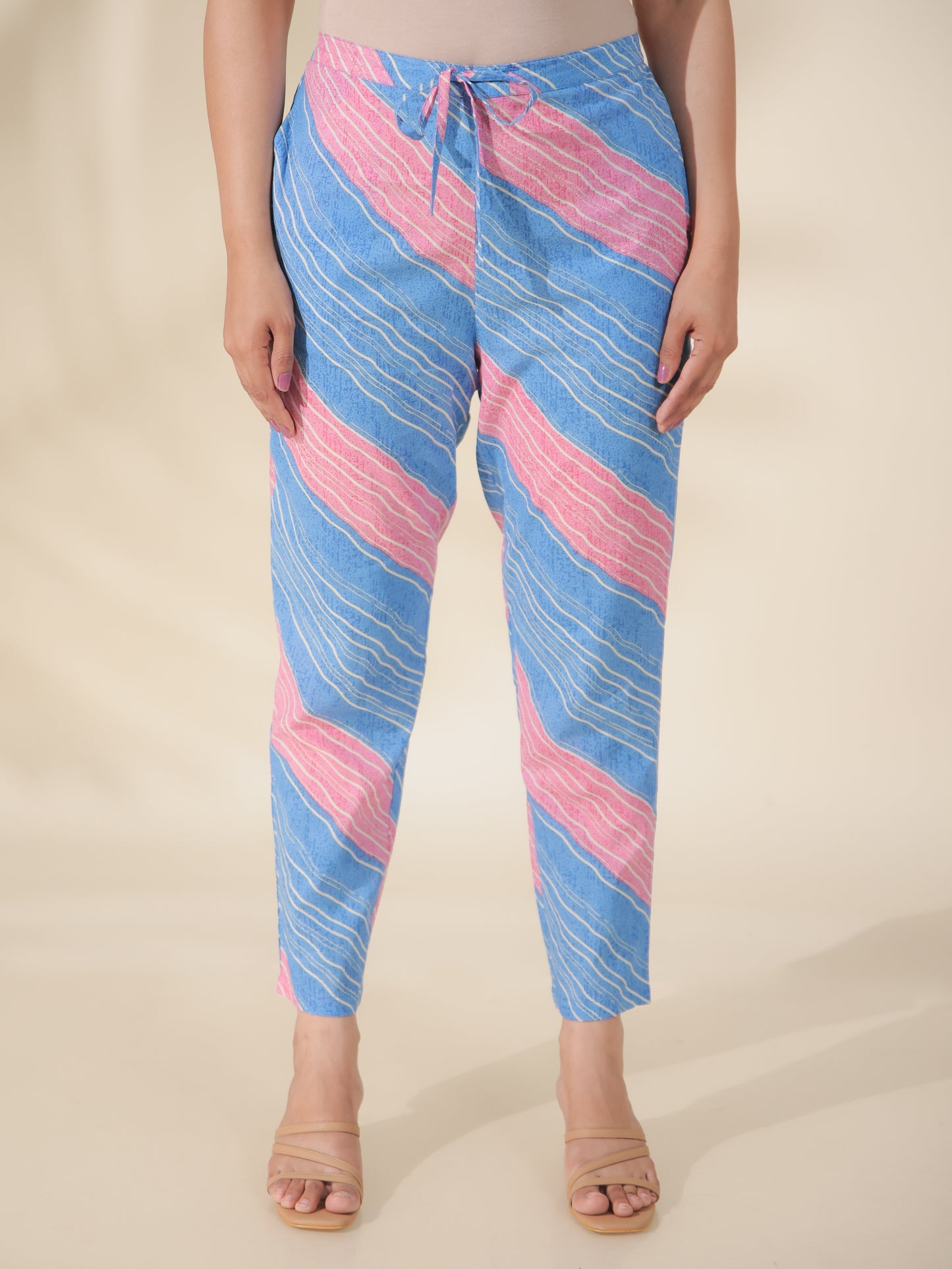 Soft Cotton Striped Pant