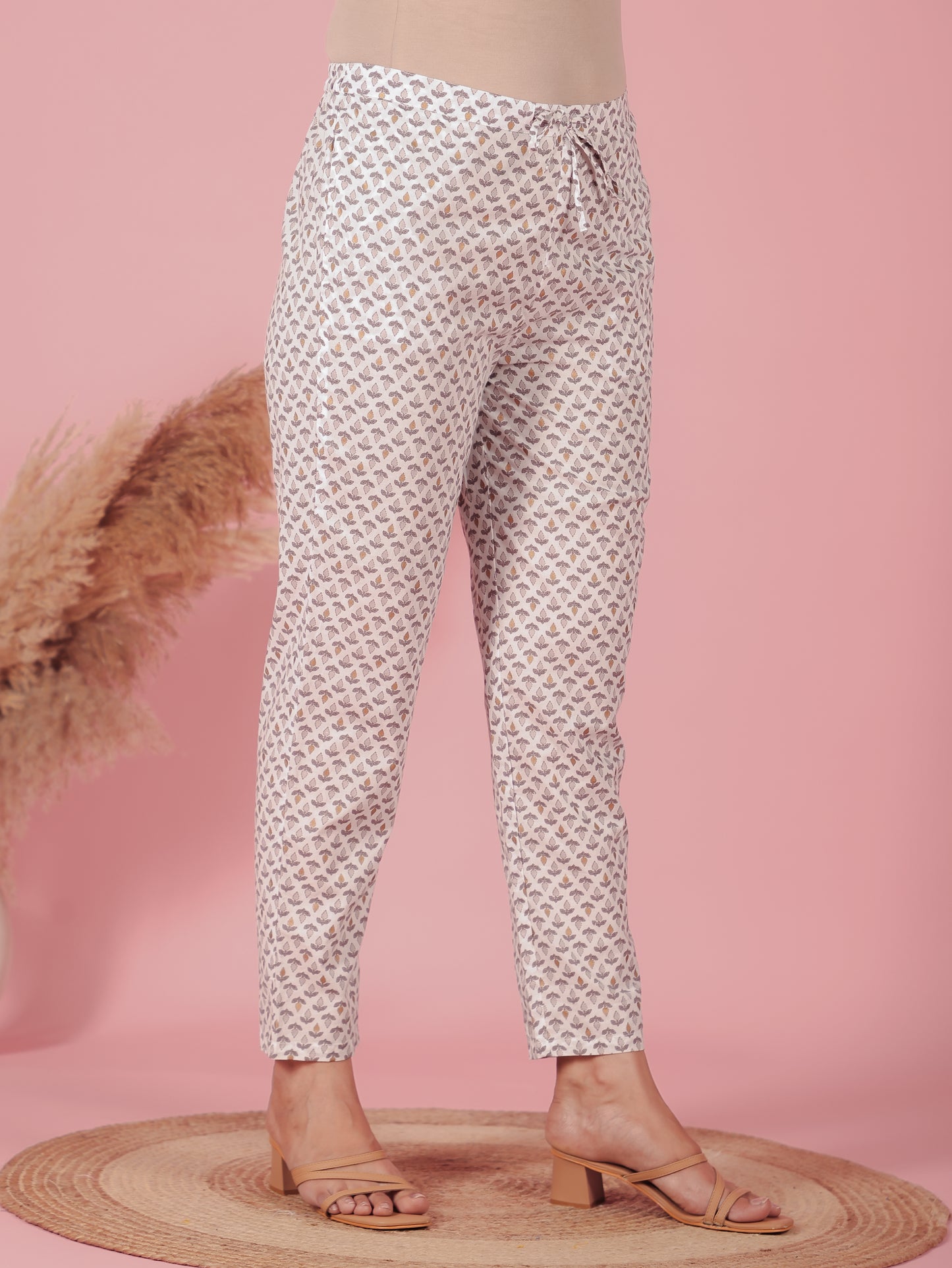 Soft Cotton Gold foil Pant