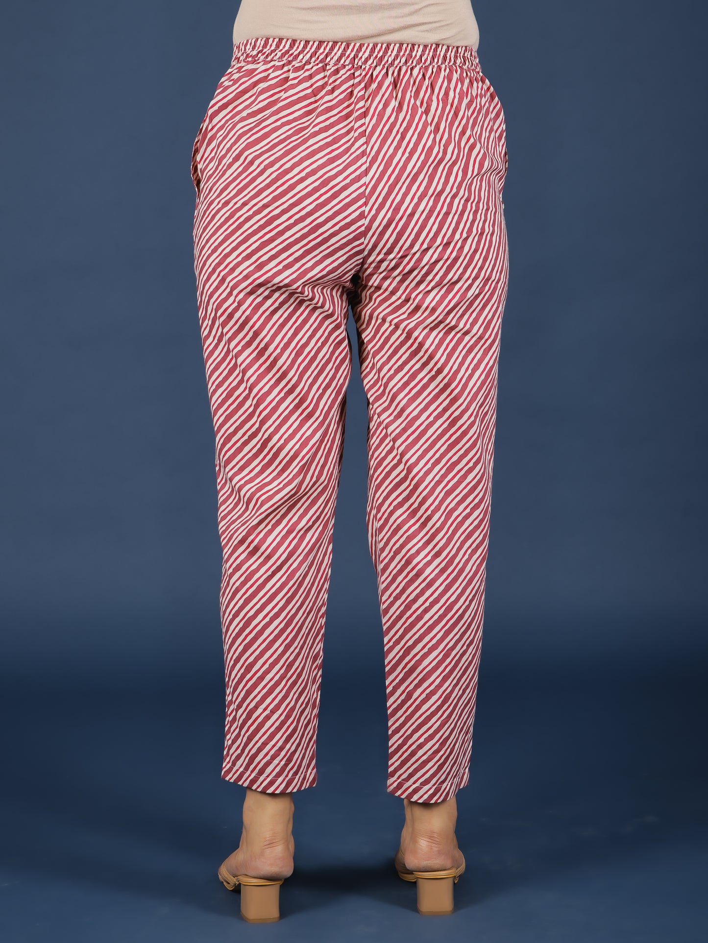 Soft Cotton Striped Pant