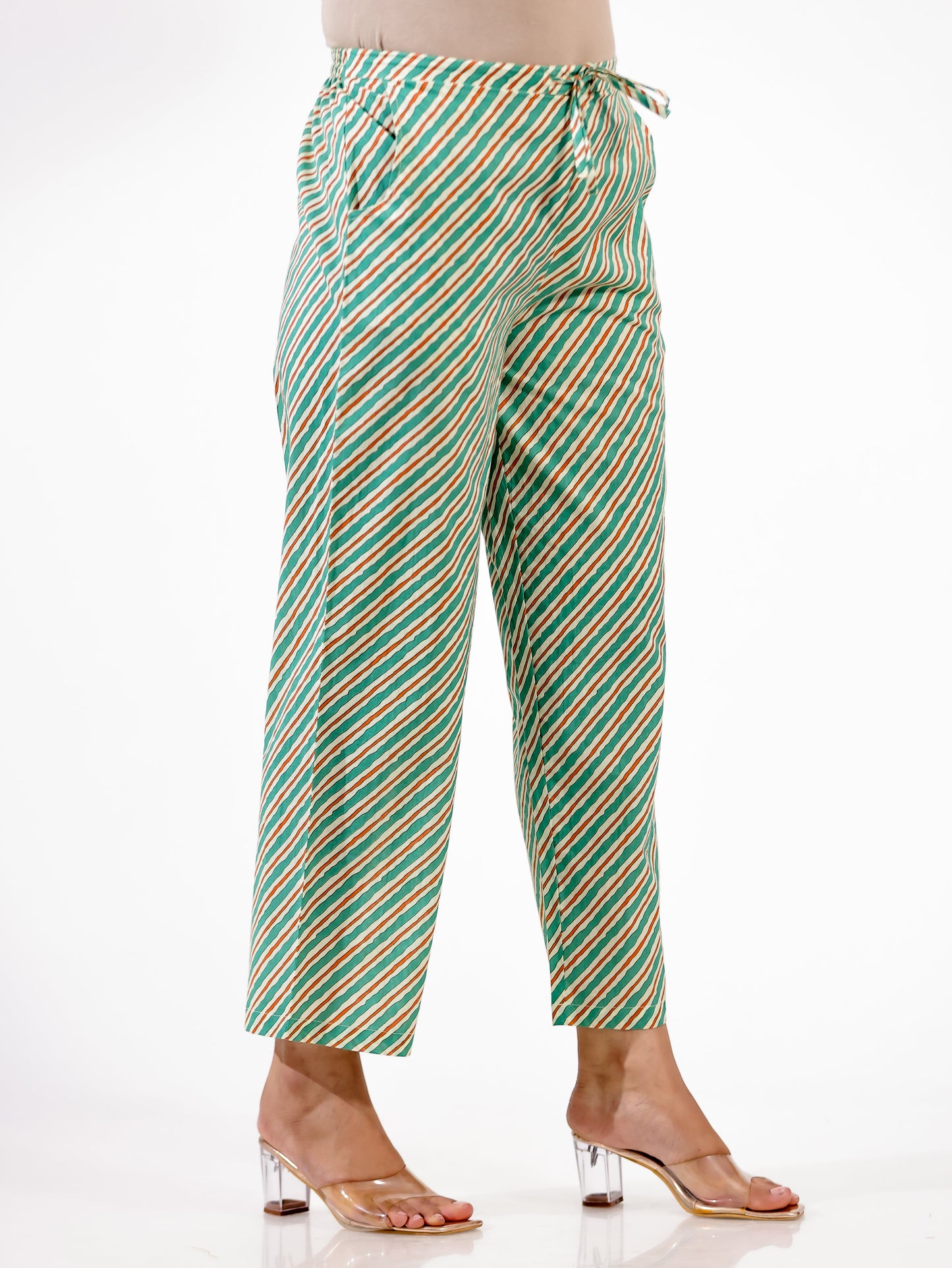 Soft Cotton Striped Pant