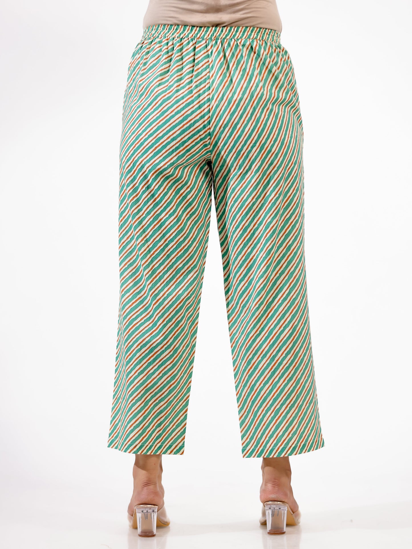 Soft Cotton Striped Pant