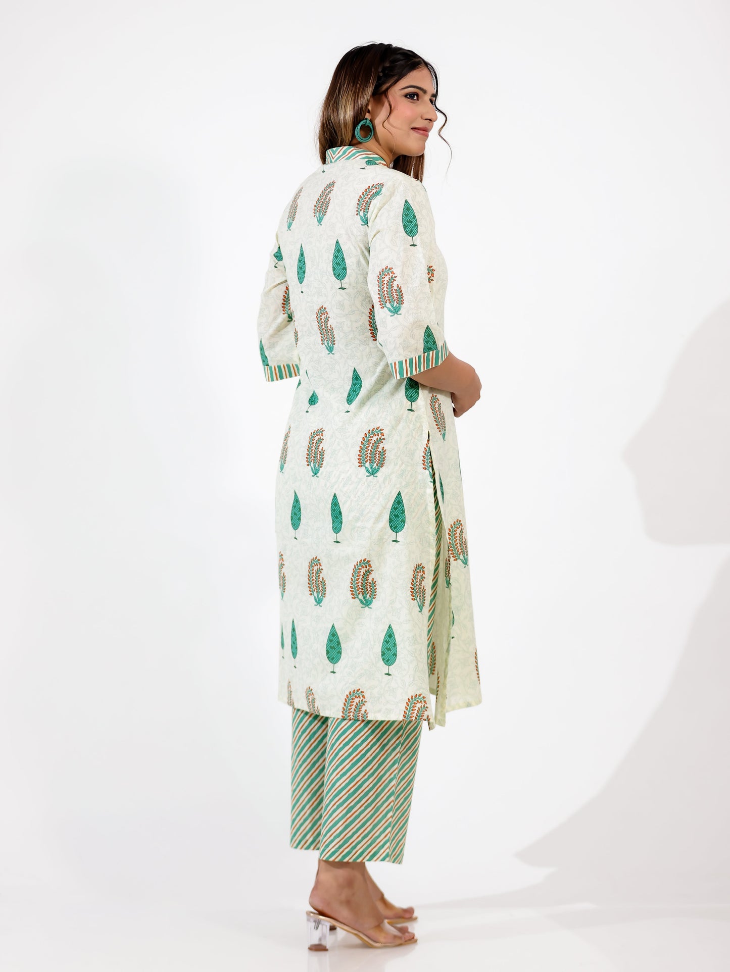 Soft Cotton Floral Kurta