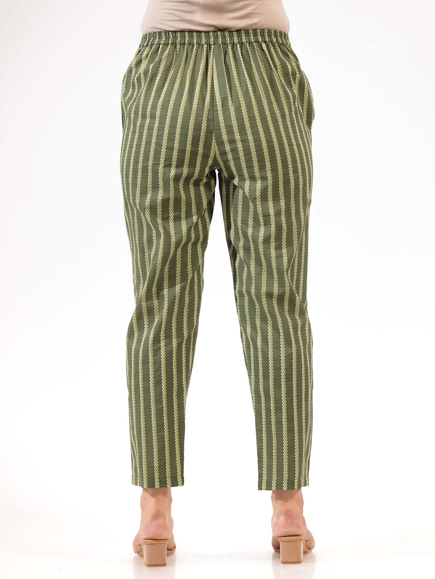 Soft Cotton Striped Pant