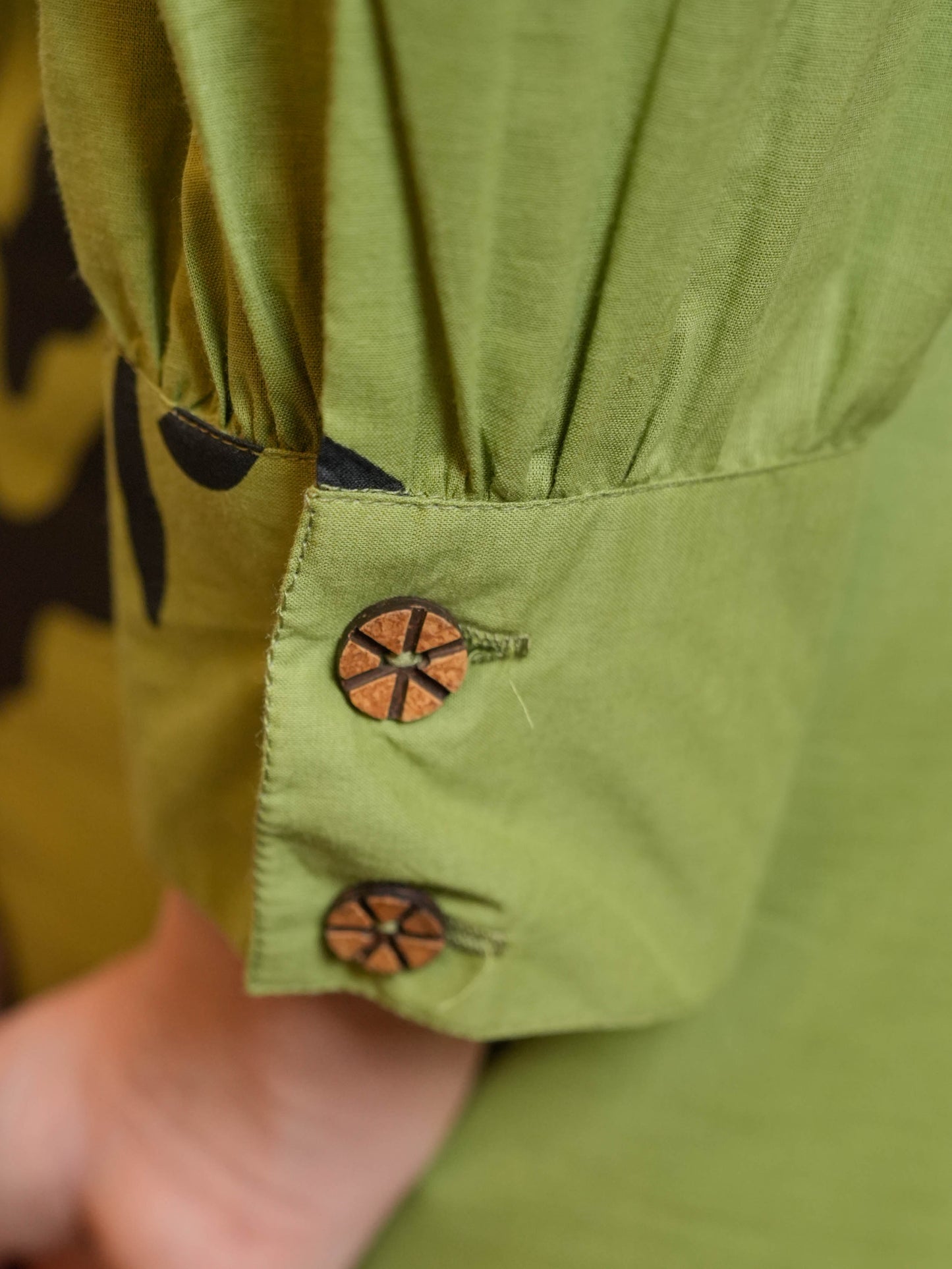 Soft Cotton Floral Straight Green Kurta