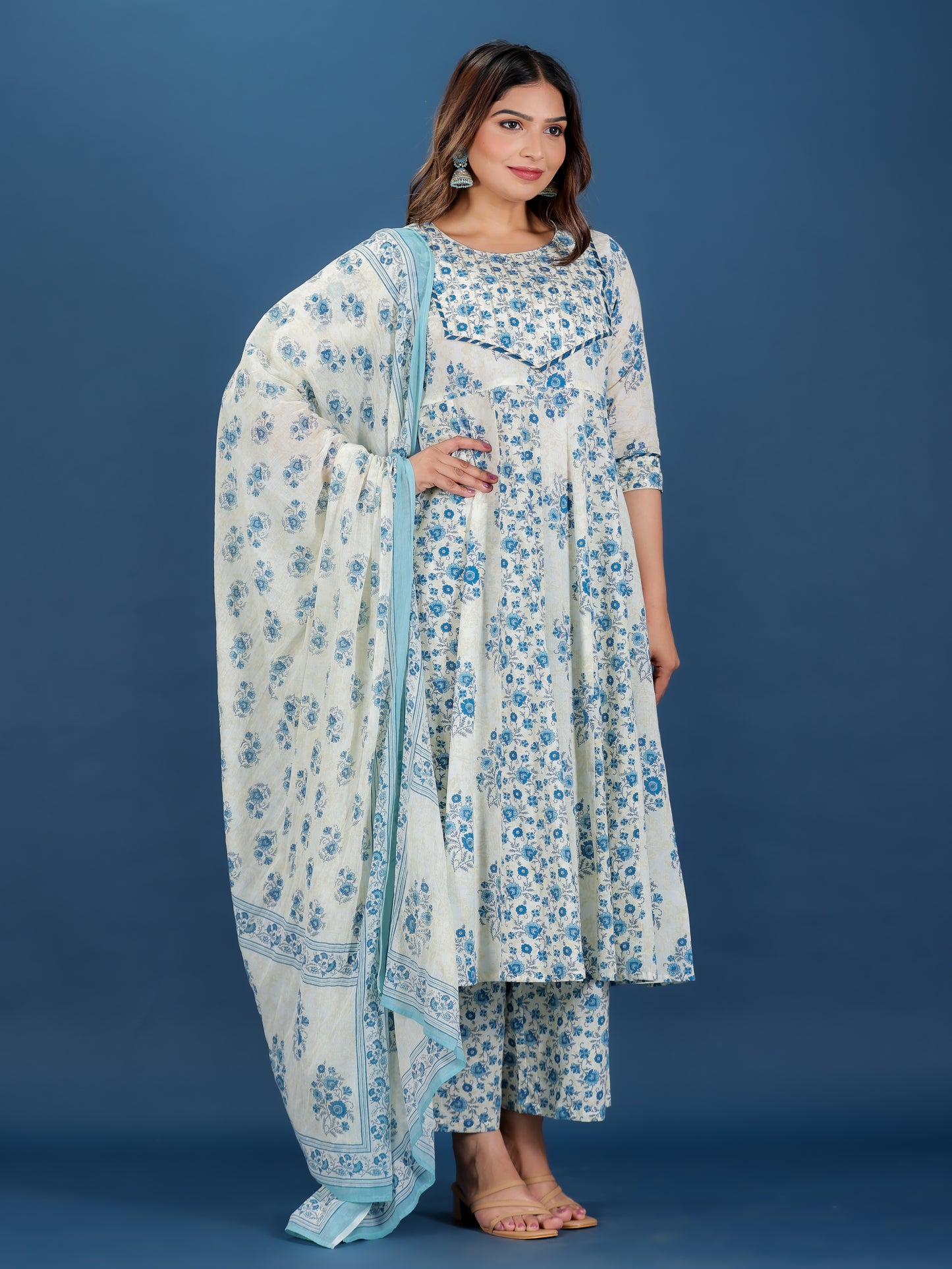 Voile Cotton Butti Dupatta