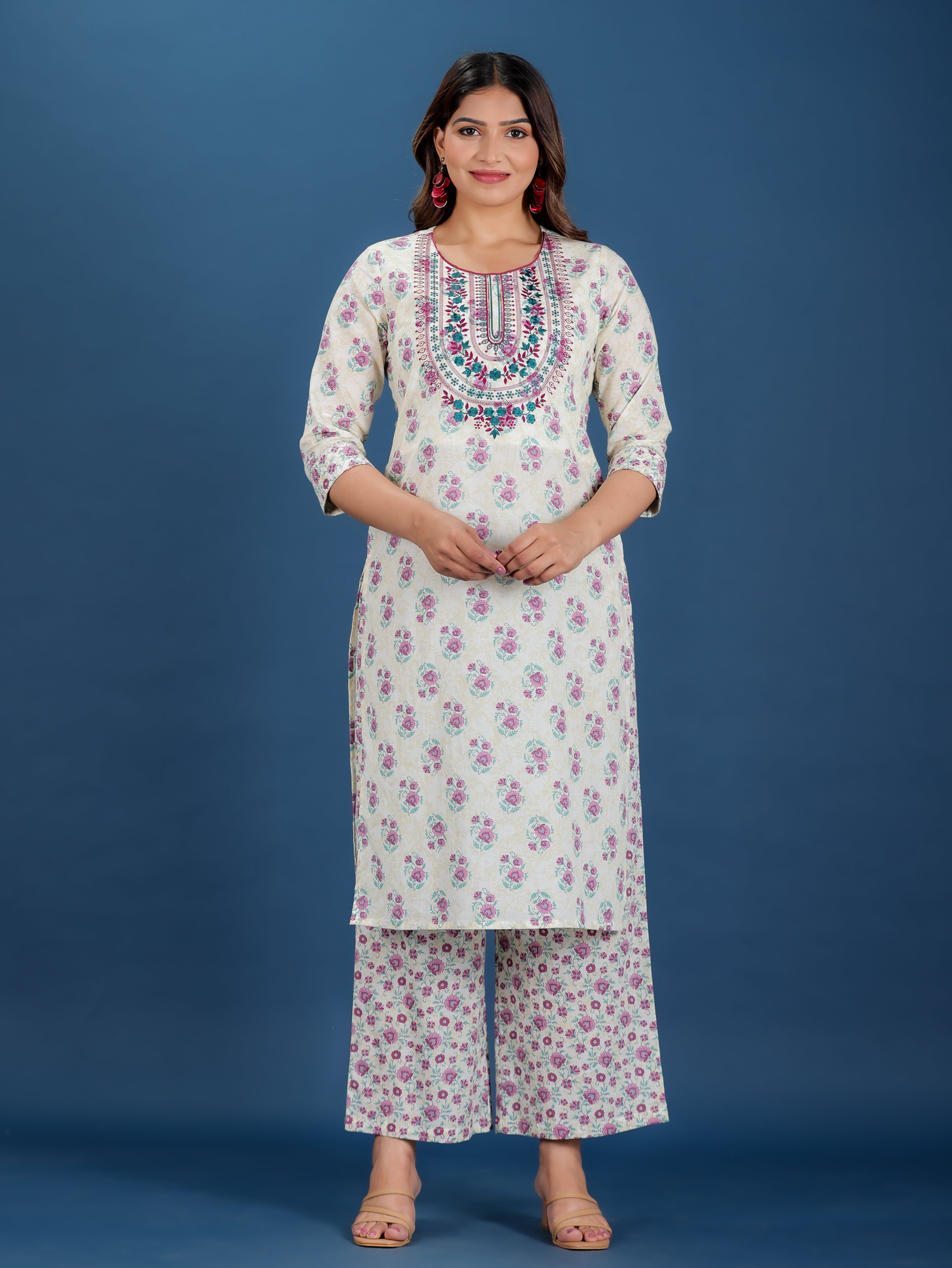 Soft Cotton Block Kurta