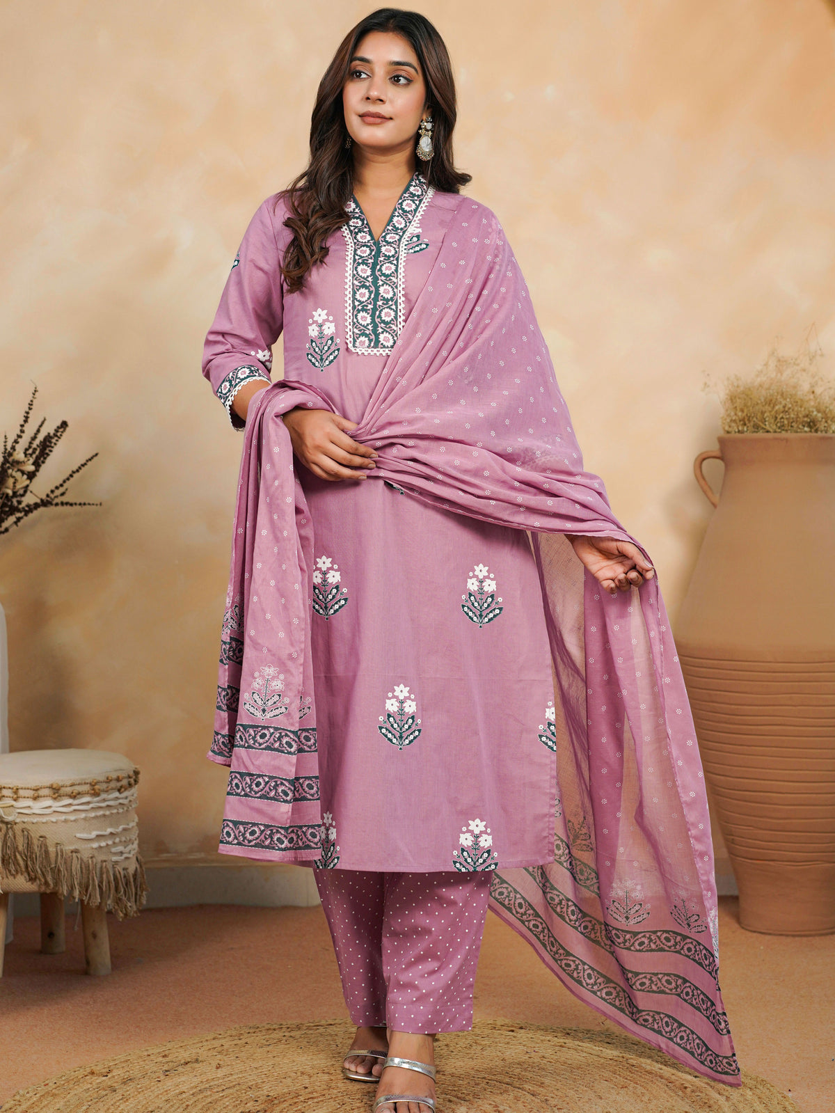 Cotton Voile Polka Dusty Pink Dupatta