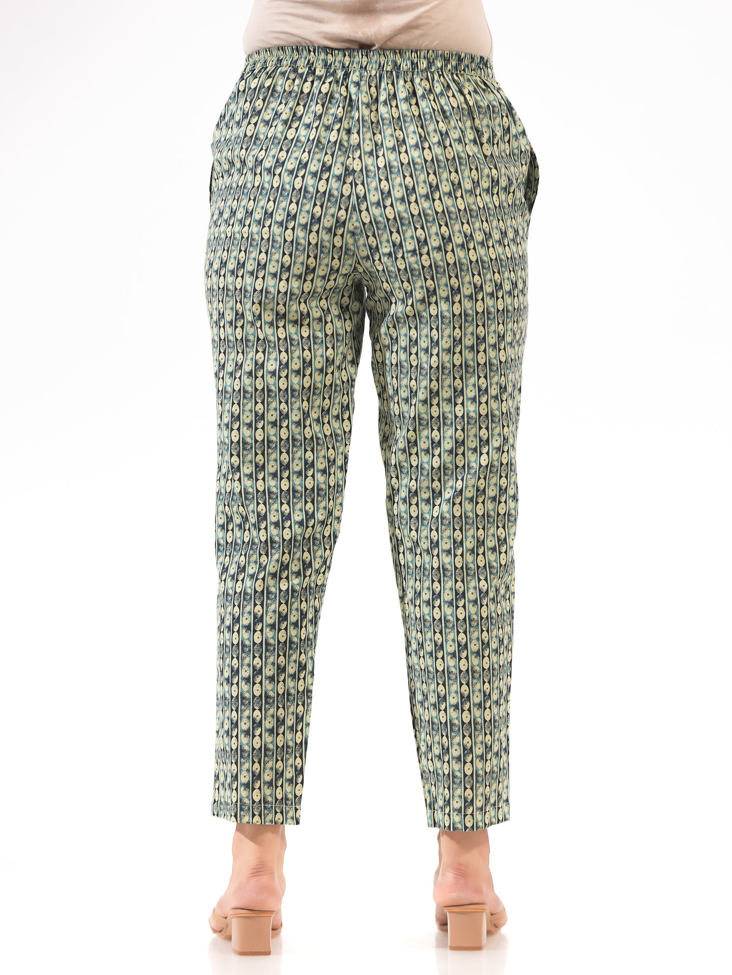 Soft Cotton Geometric Pant