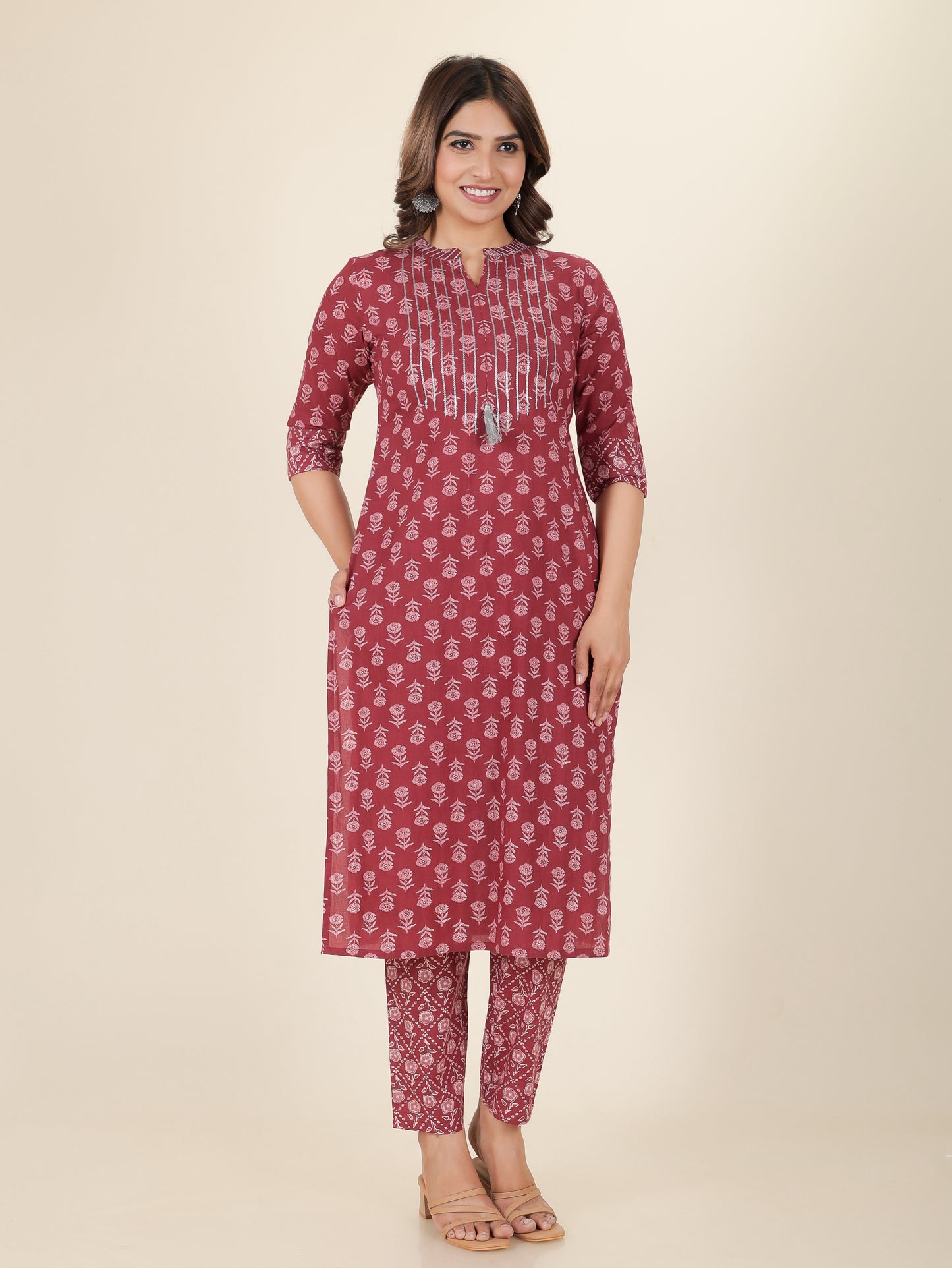 Soft Cotton Block Kurta