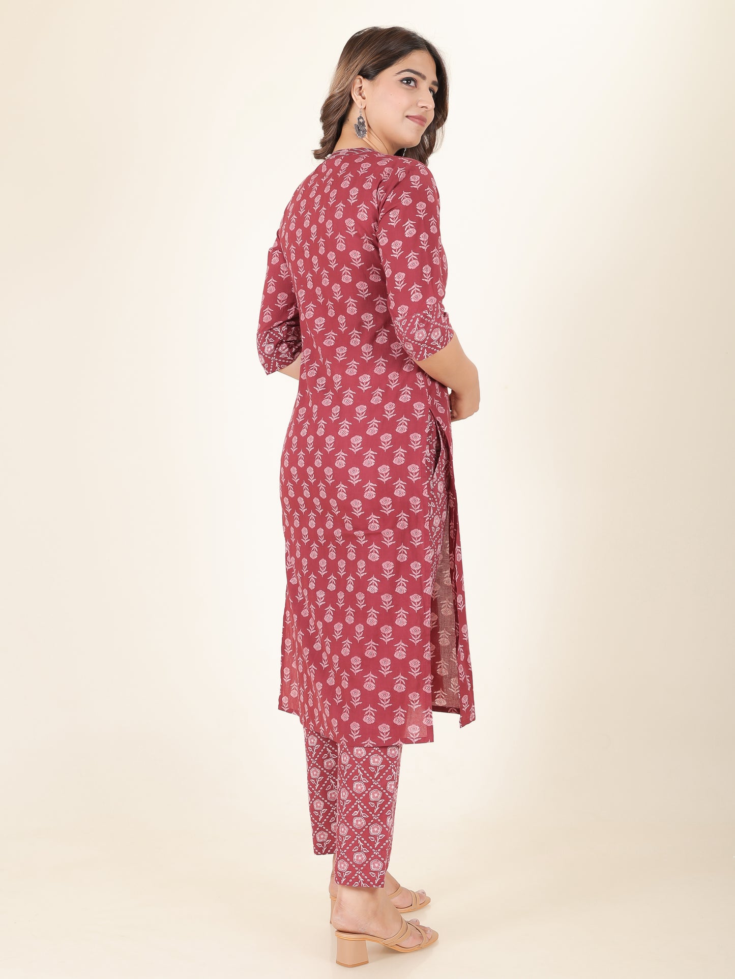 Soft Cotton Block Kurta