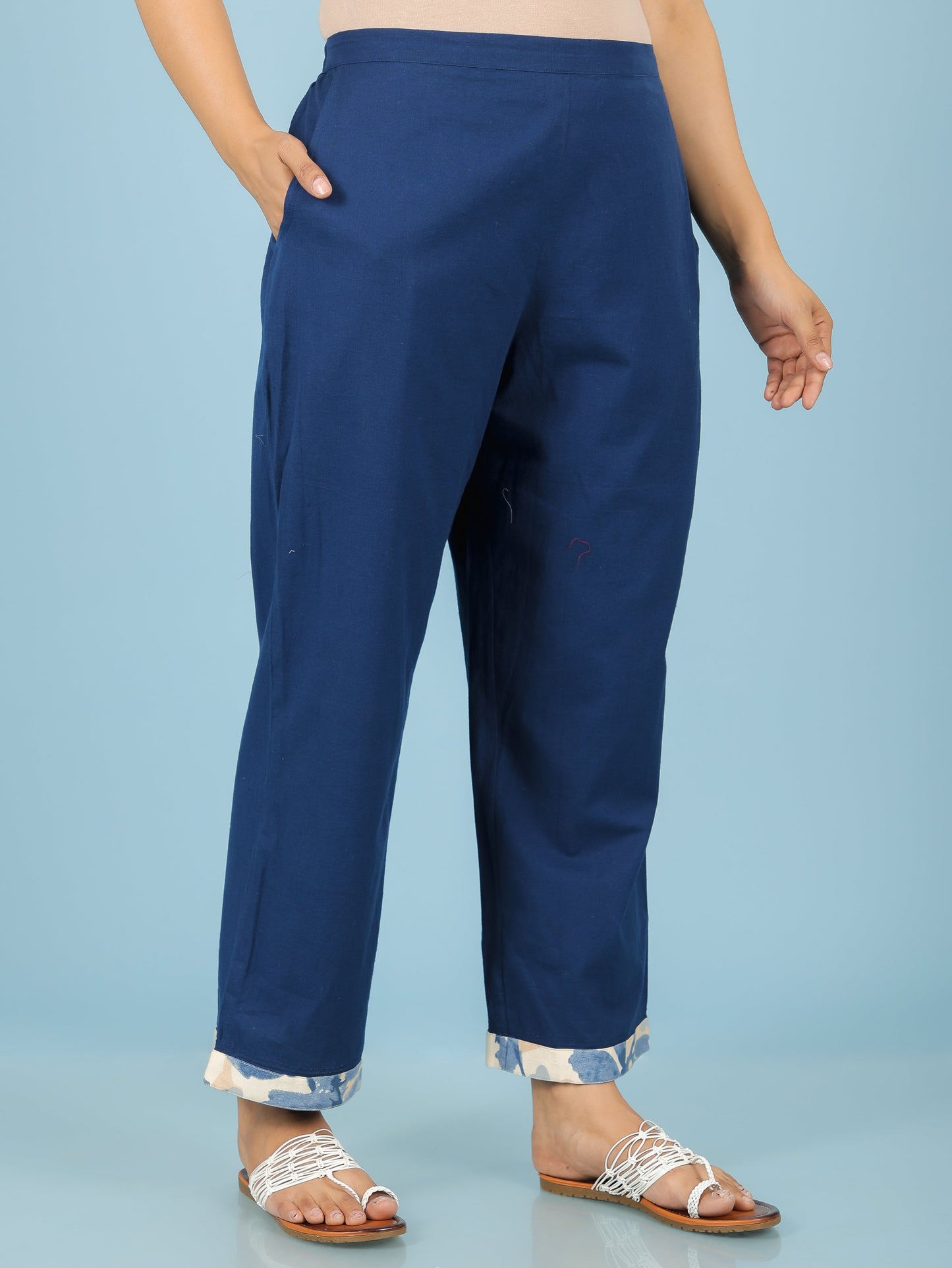 Linen Cotton Solid Pant