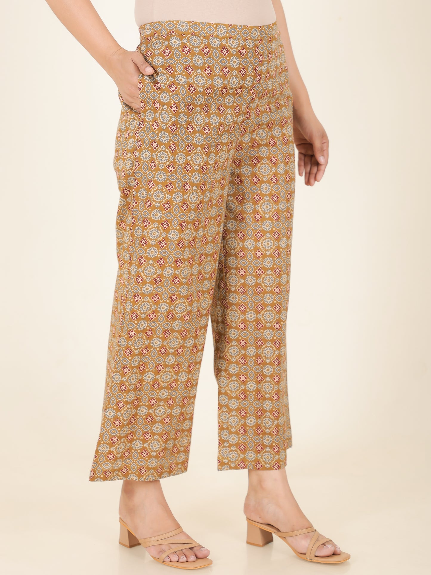 Soft Cotton Ajrakh Palazzo