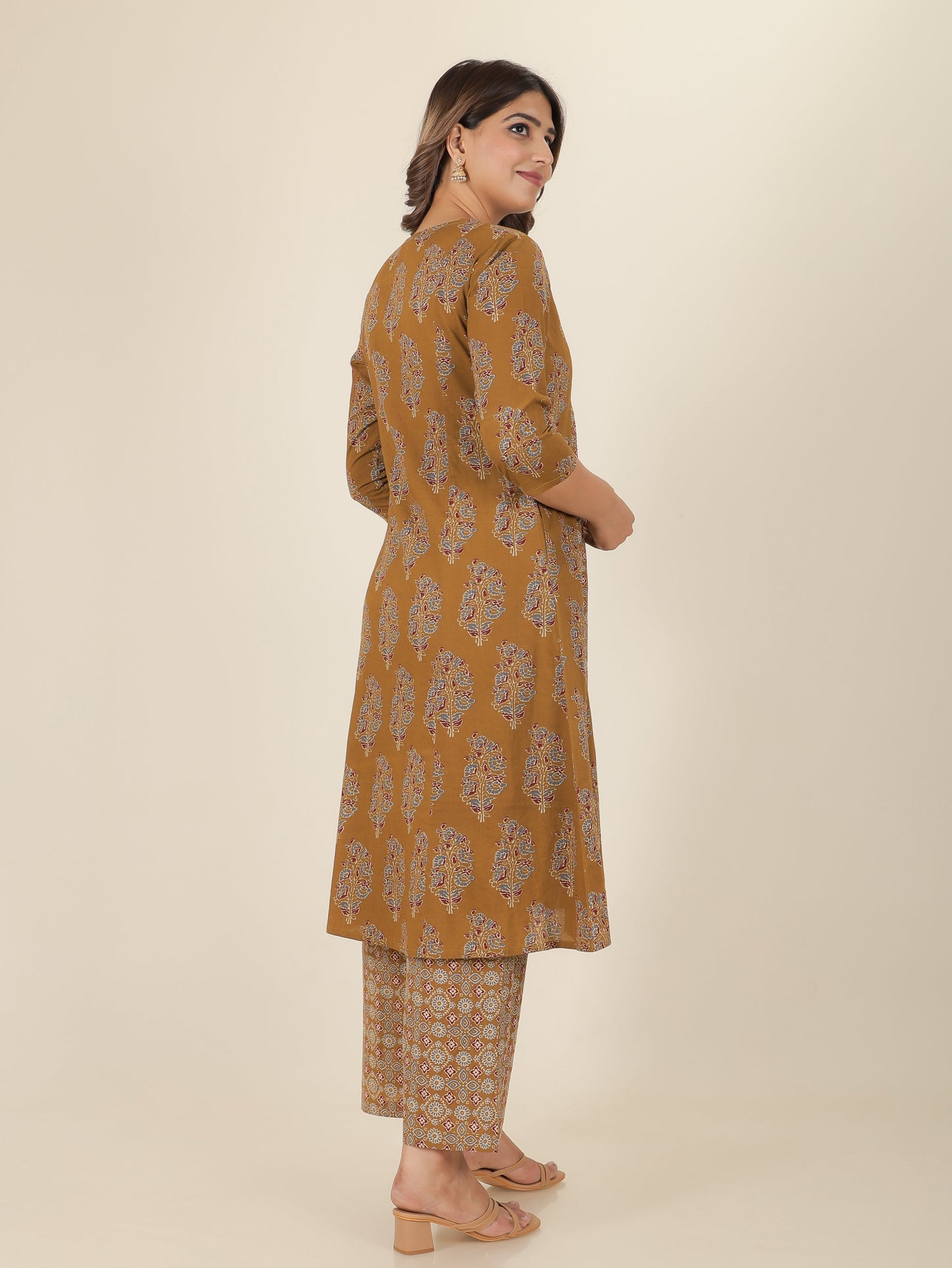 Soft Cotton Ajrakh Kurta