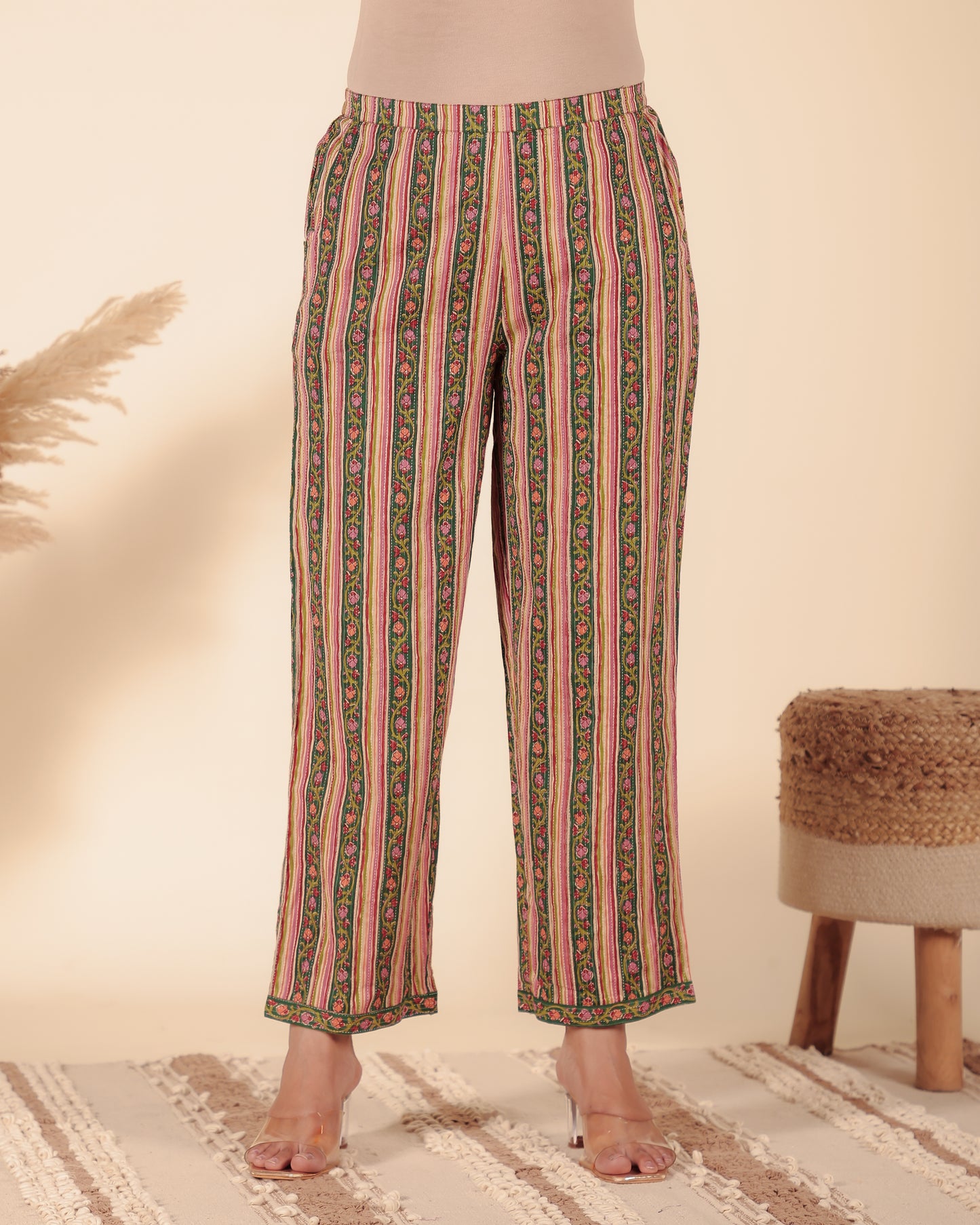 Soft Cotton Floral Pant