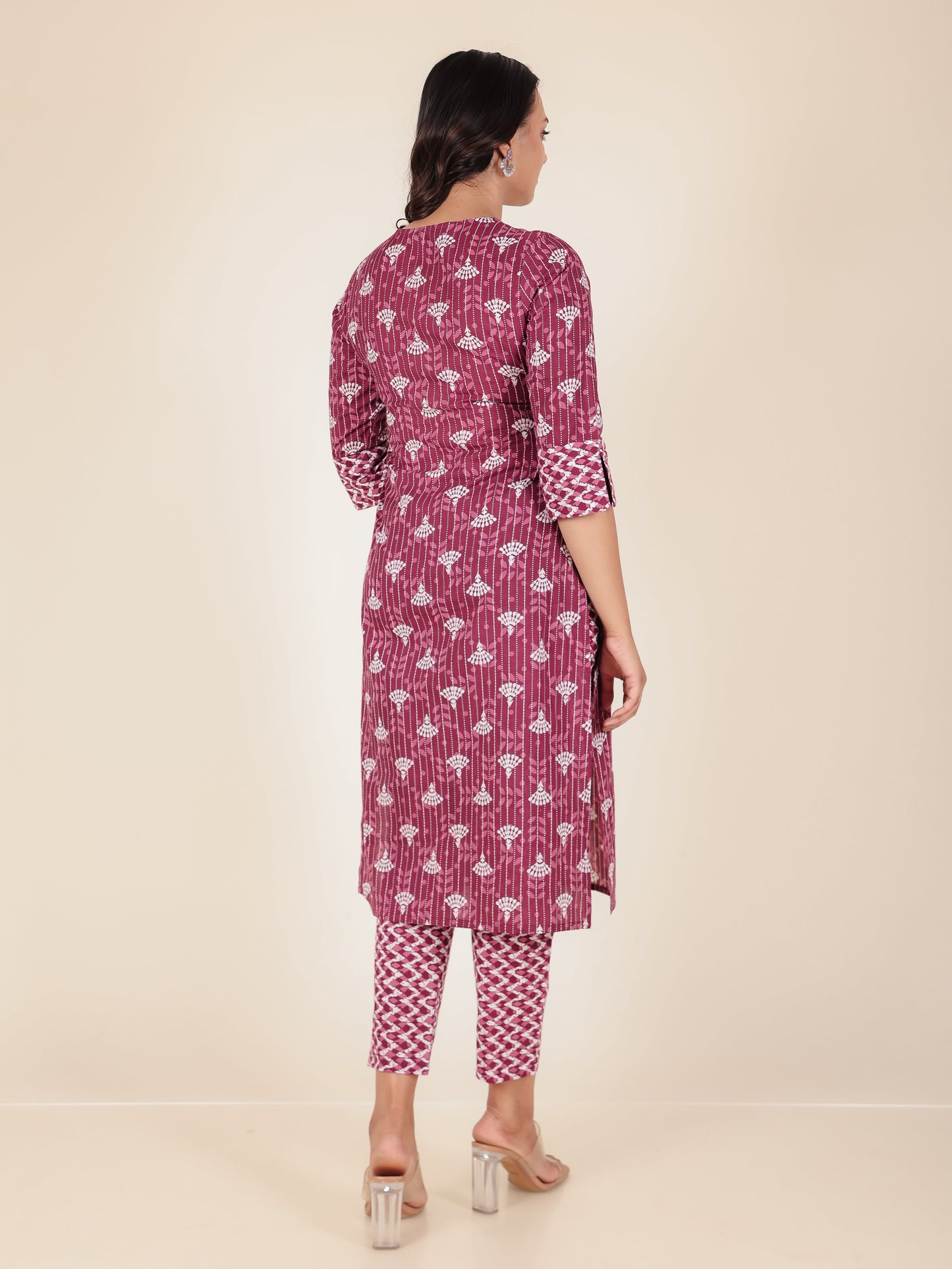 Soft Cotton Floral Kurta