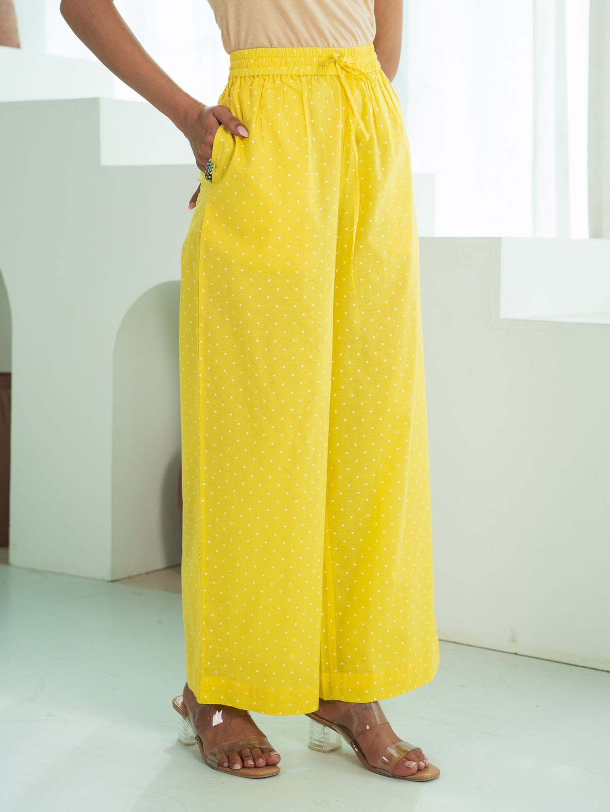 Soft Cotton Floral Straight Yellow Kurta
