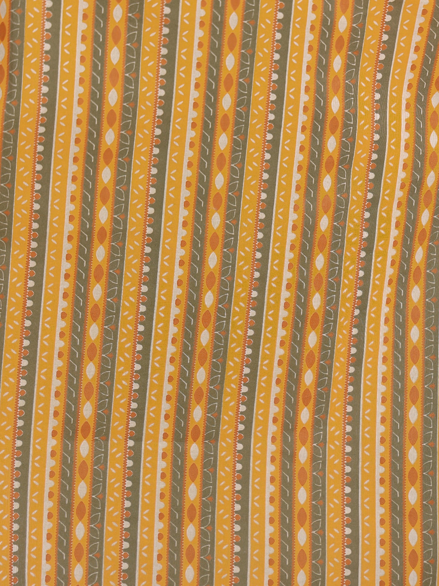 Soft Cotton Striped Straight Yellow Kurta