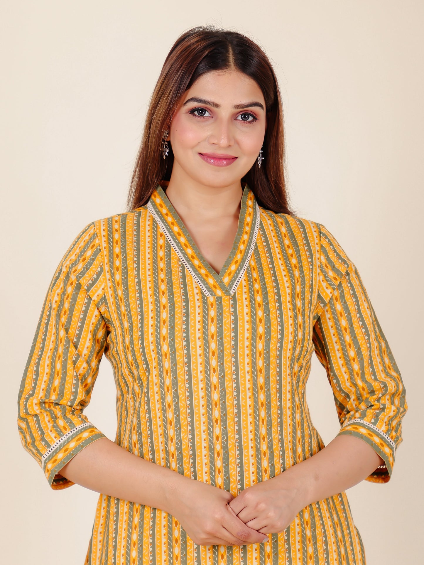 Soft Cotton Striped Kurta